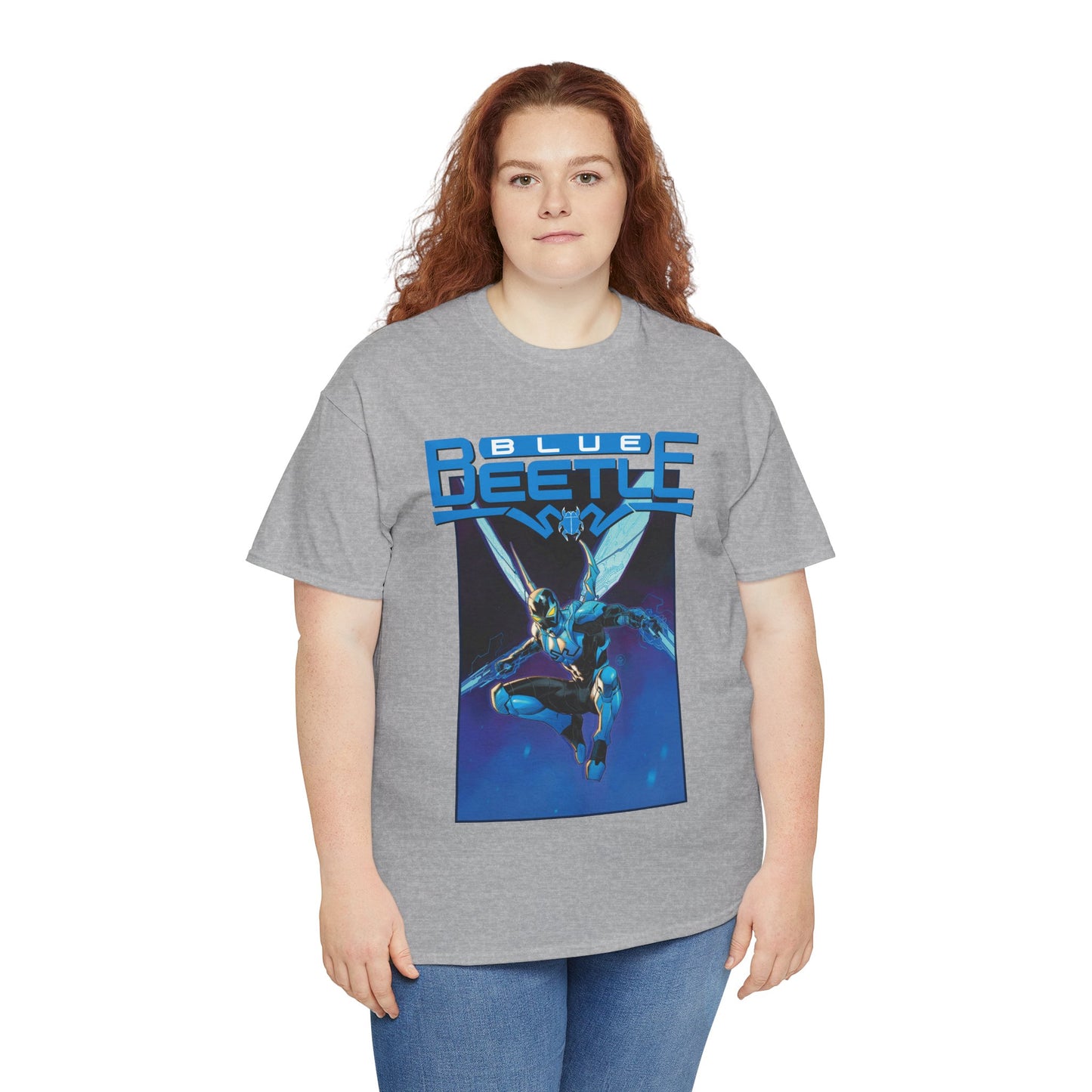 Blue Beetle T-Shirt - Dan Mora Art - DC Comics Character - Jaime Reyes