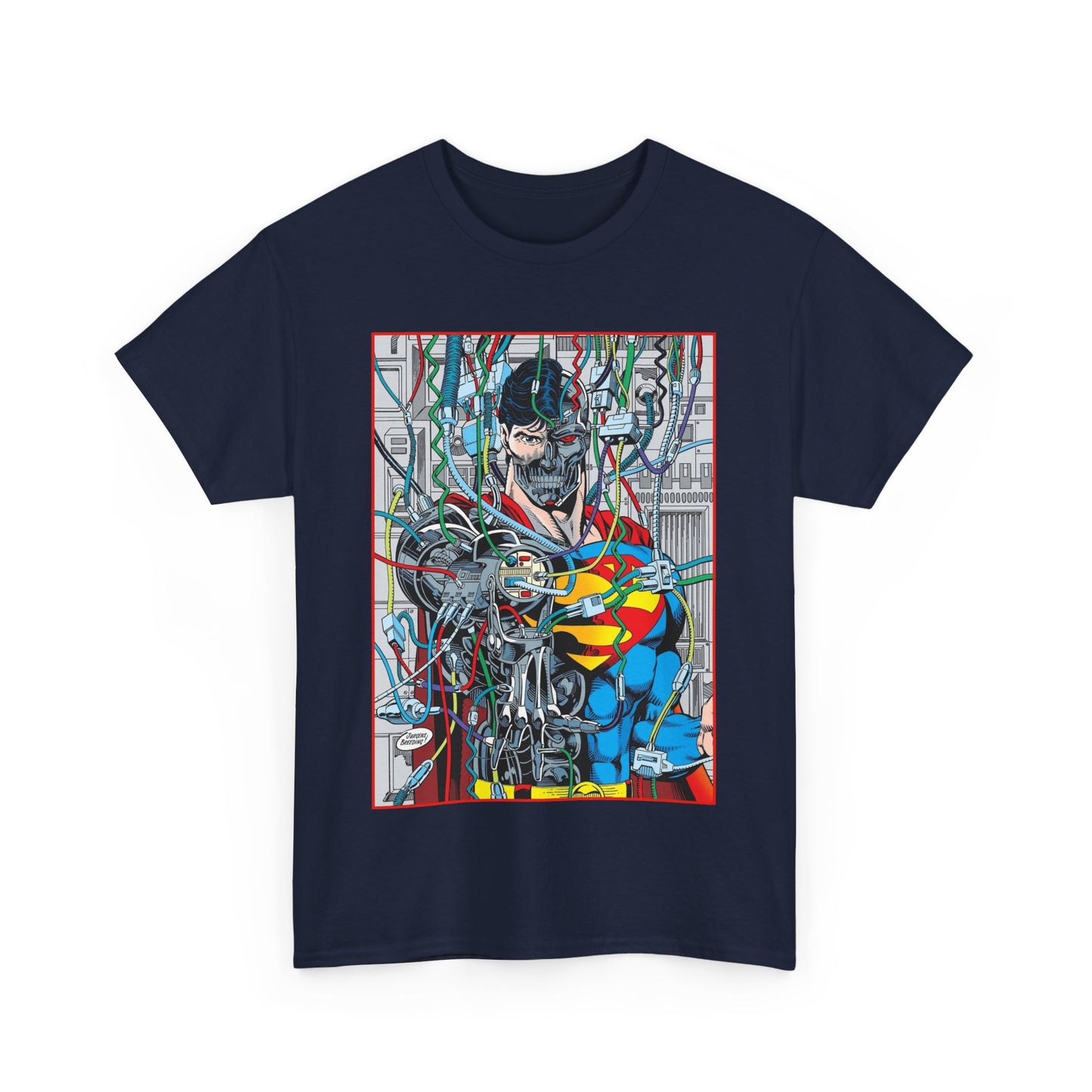 Cyborg Superman T-Shirt - DC Comics - Dan Jurgens Art - Reign of the Supermen - Popular 90s Story