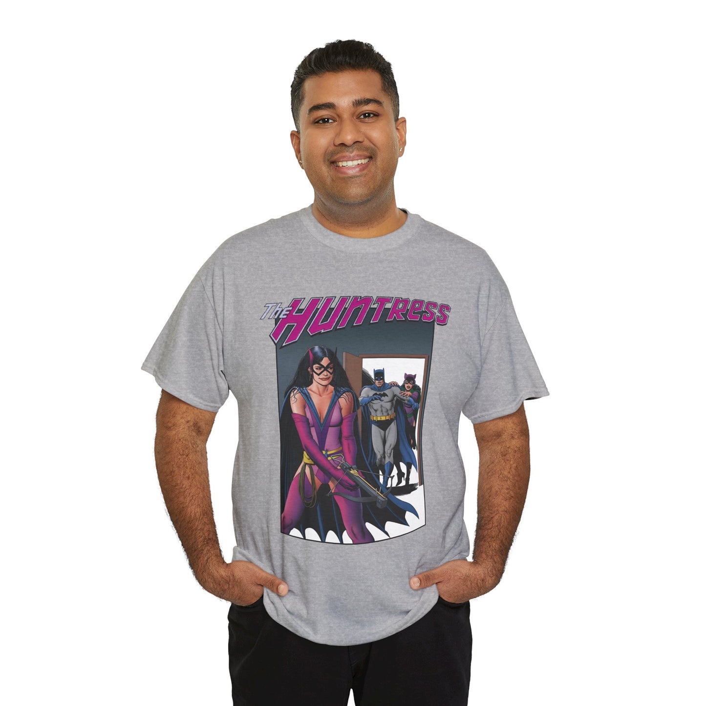 Huntress Shirt - Brian Bolland Art - Helena Wayne, Batman and Catwoman's Daughter - JSA Member, Earth 2 - DC Comics