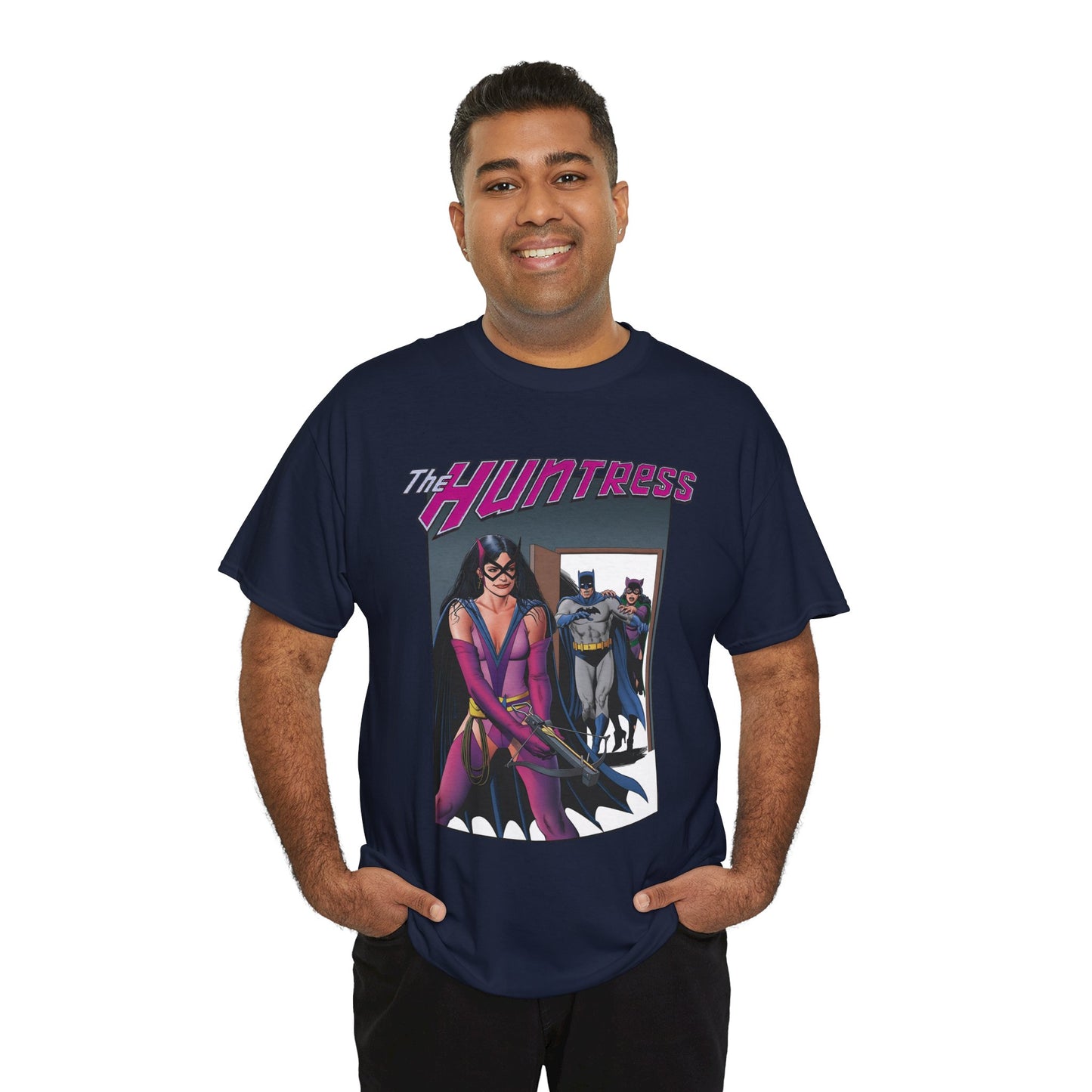 Huntress Shirt - Brian Bolland Art - Helena Wayne, Batman and Catwoman's Daughter - JSA Member, Earth 2 - DC Comics
