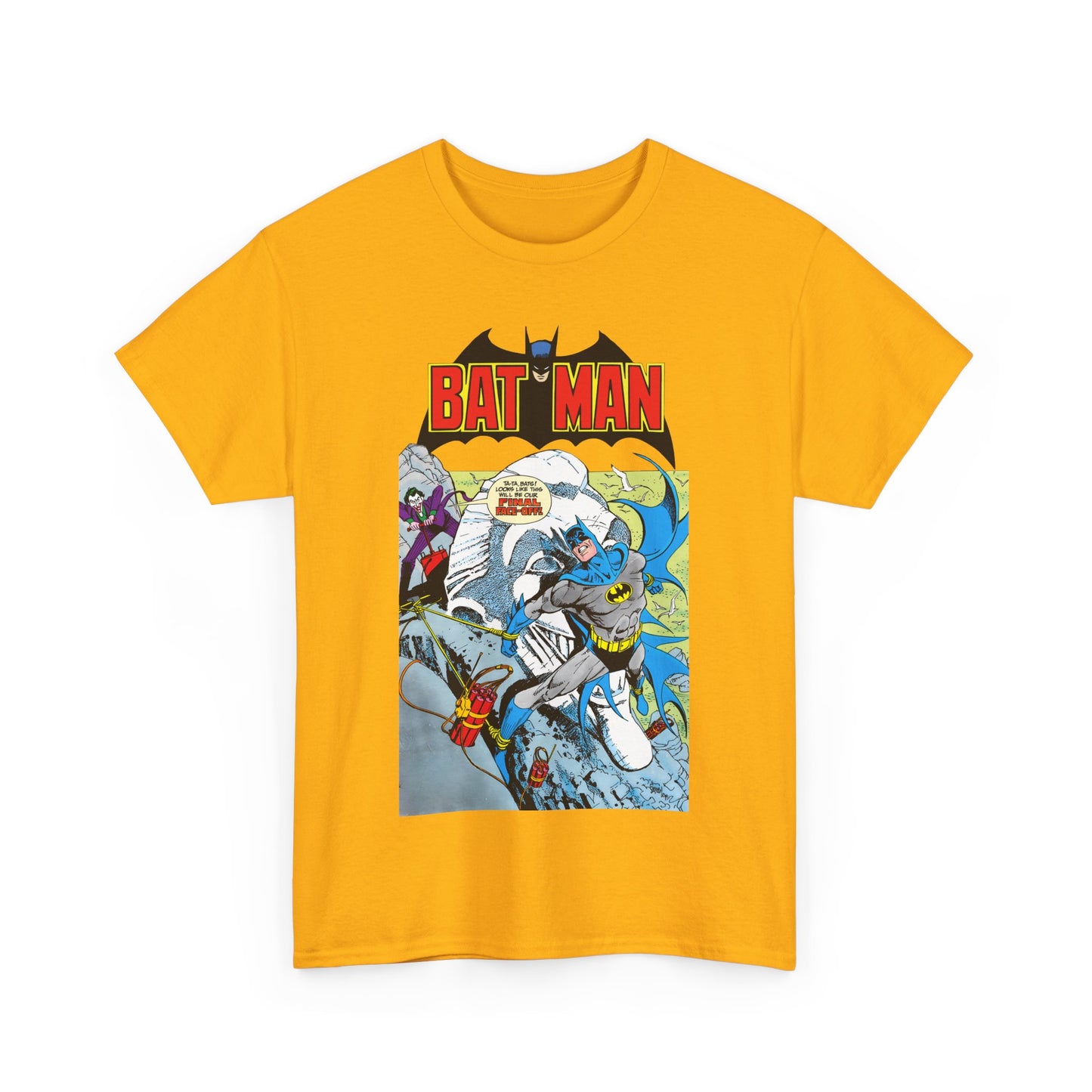 Batman T-Shirt - José Luis García-López Art - Joker - #353 Cover Art - Batman Strapped to Mount Rushmore - Amazing Bronze Age Art