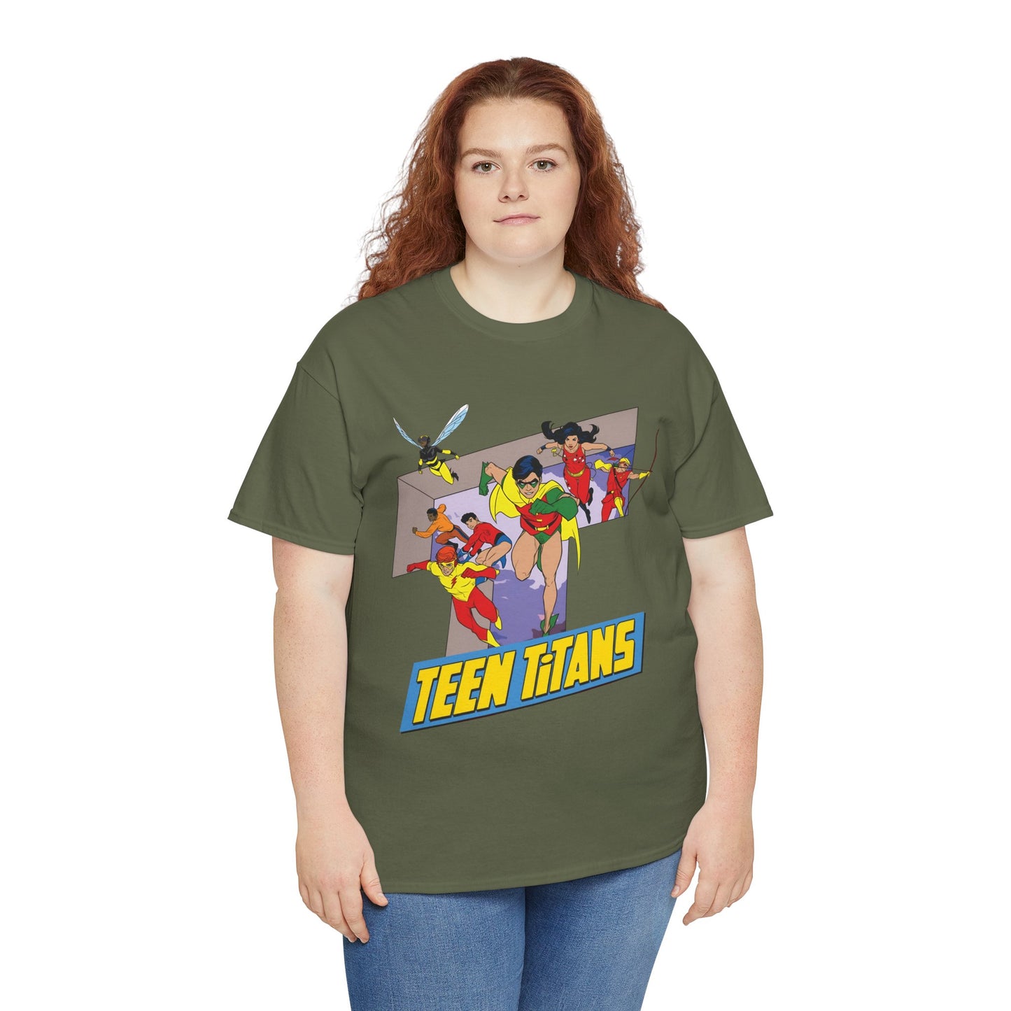 Teen Titans T-Shirt - Robin, Wonder Girl, Kid Flash, Speedy, Bumblebee, Mal, Aqualad - DC Comics