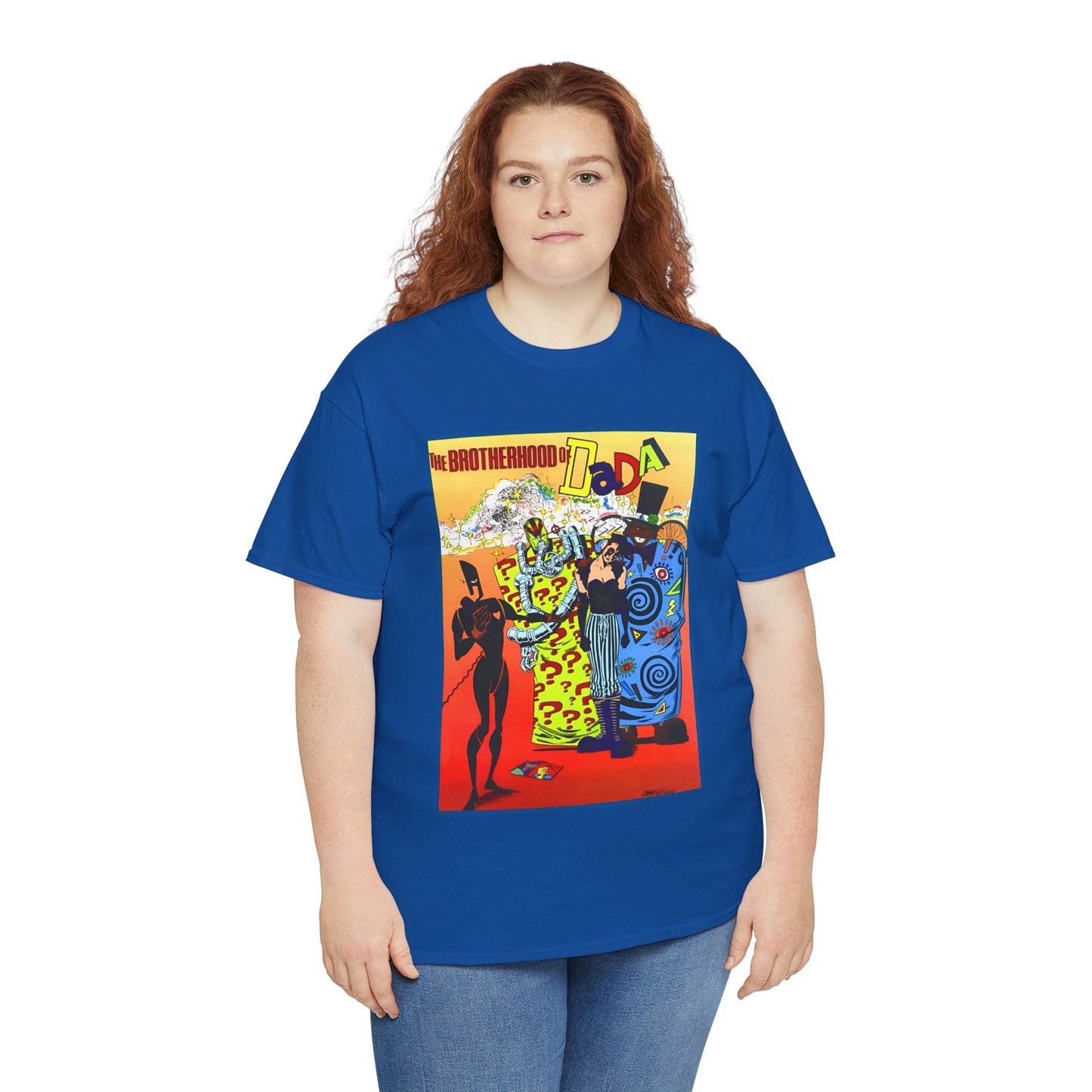 Brotherhood of Dada T-Shirt - Doom Patrol Foes - Mr Nobody, Quiz, Frenzy - DC Comics, Vertigo Comics - Grant Morrison Stories