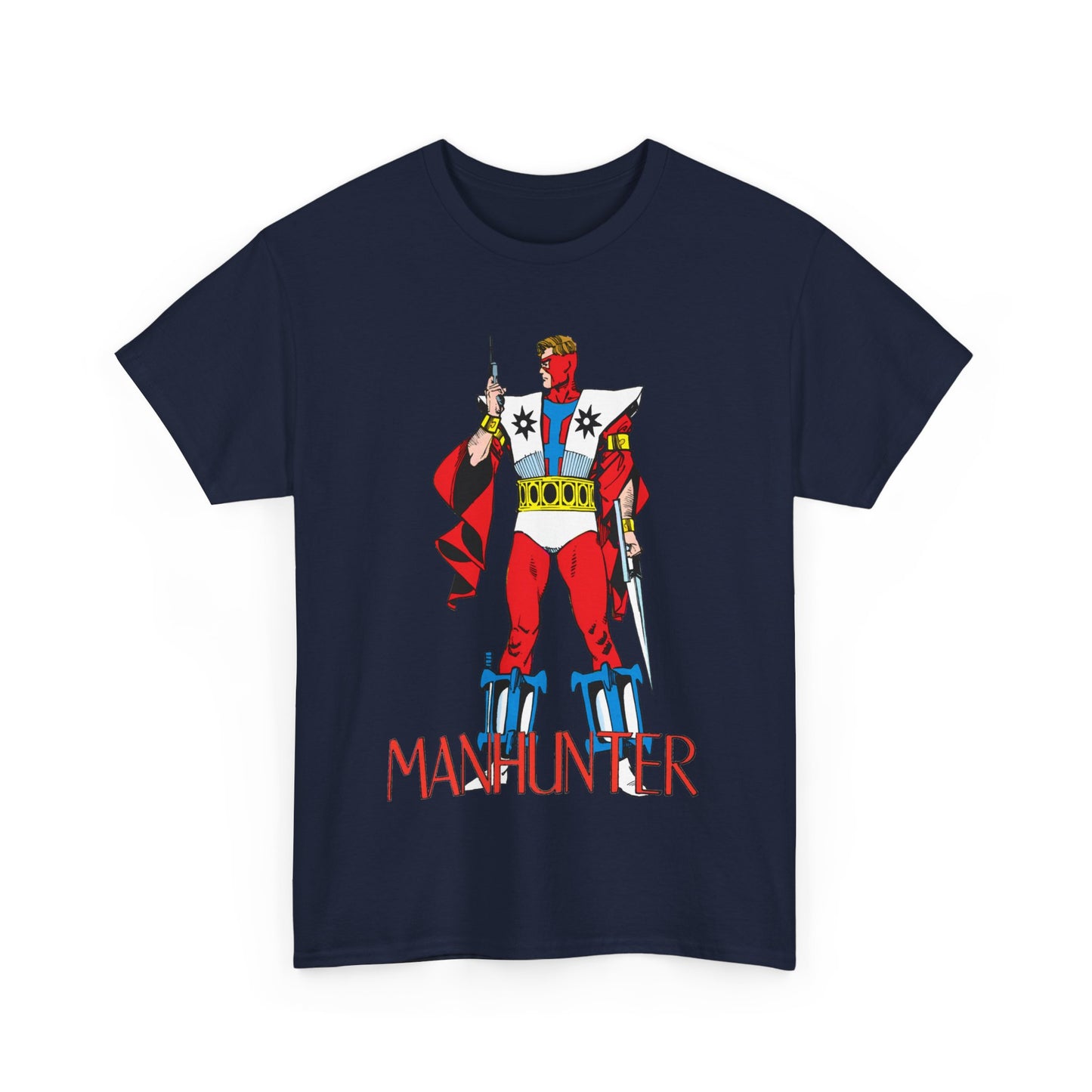 Manhunter T-Shirt - Walt Simonson Comic Book Art - Paul Kirk - Popular DC Comics Character 1970s - Batman Connection - Detective Comics