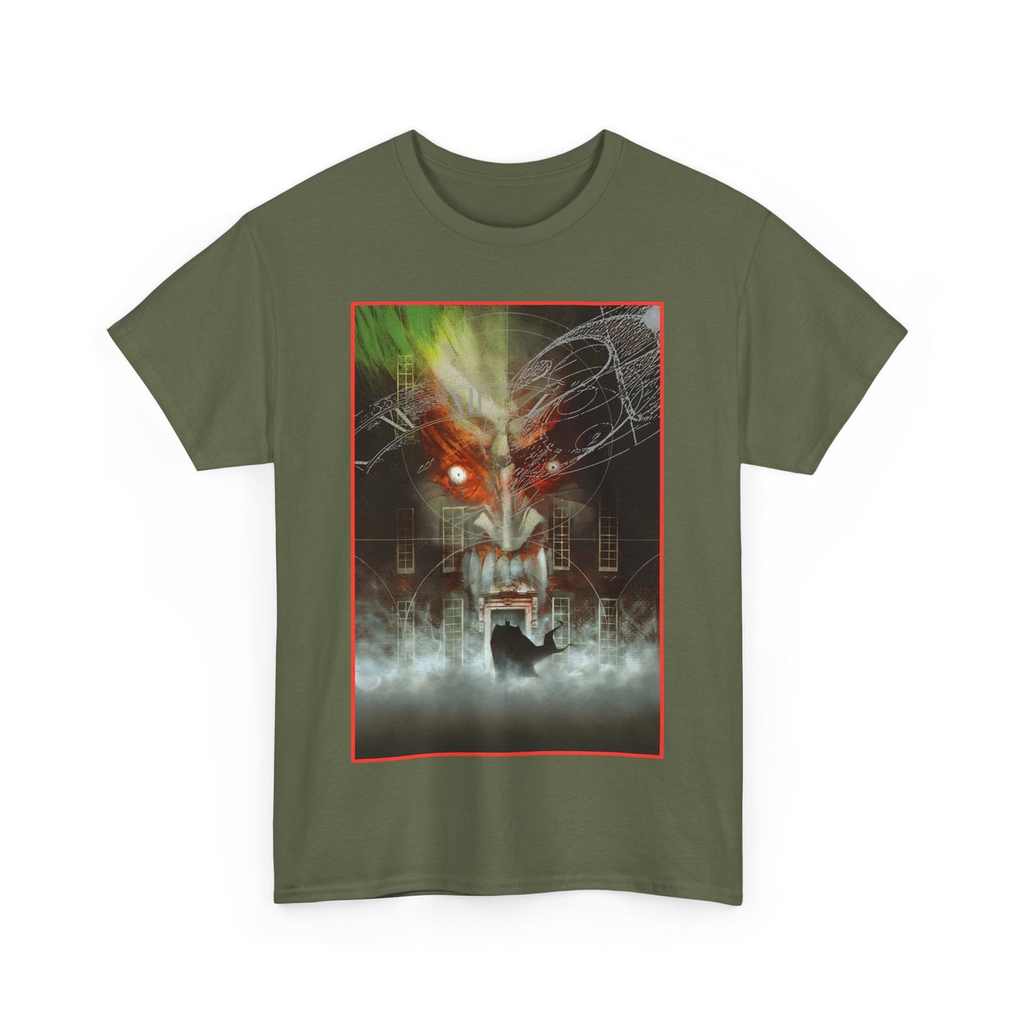 Batman: Arkham Asylum T-Shirt - Dave McKean Art - From the Grant Morrison Graphic Novel - DC Comics - Dark Knight Detective