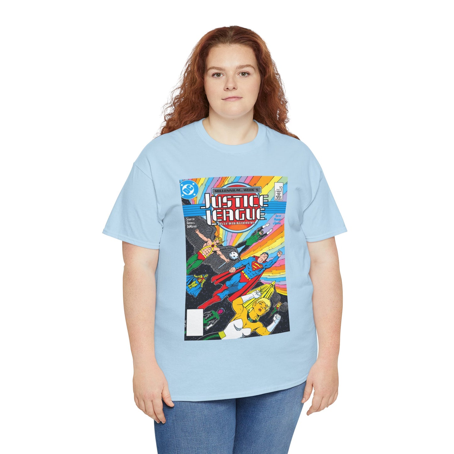 Justice League International T-Shirt - Kevin Maguire Art - DC Comics