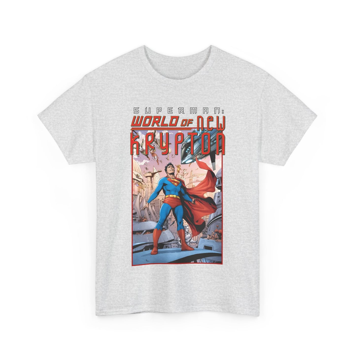 Superman World of New Krypton T-Shirt - Gary Frank Art - Popular DC Comics Storyline - Kal-El