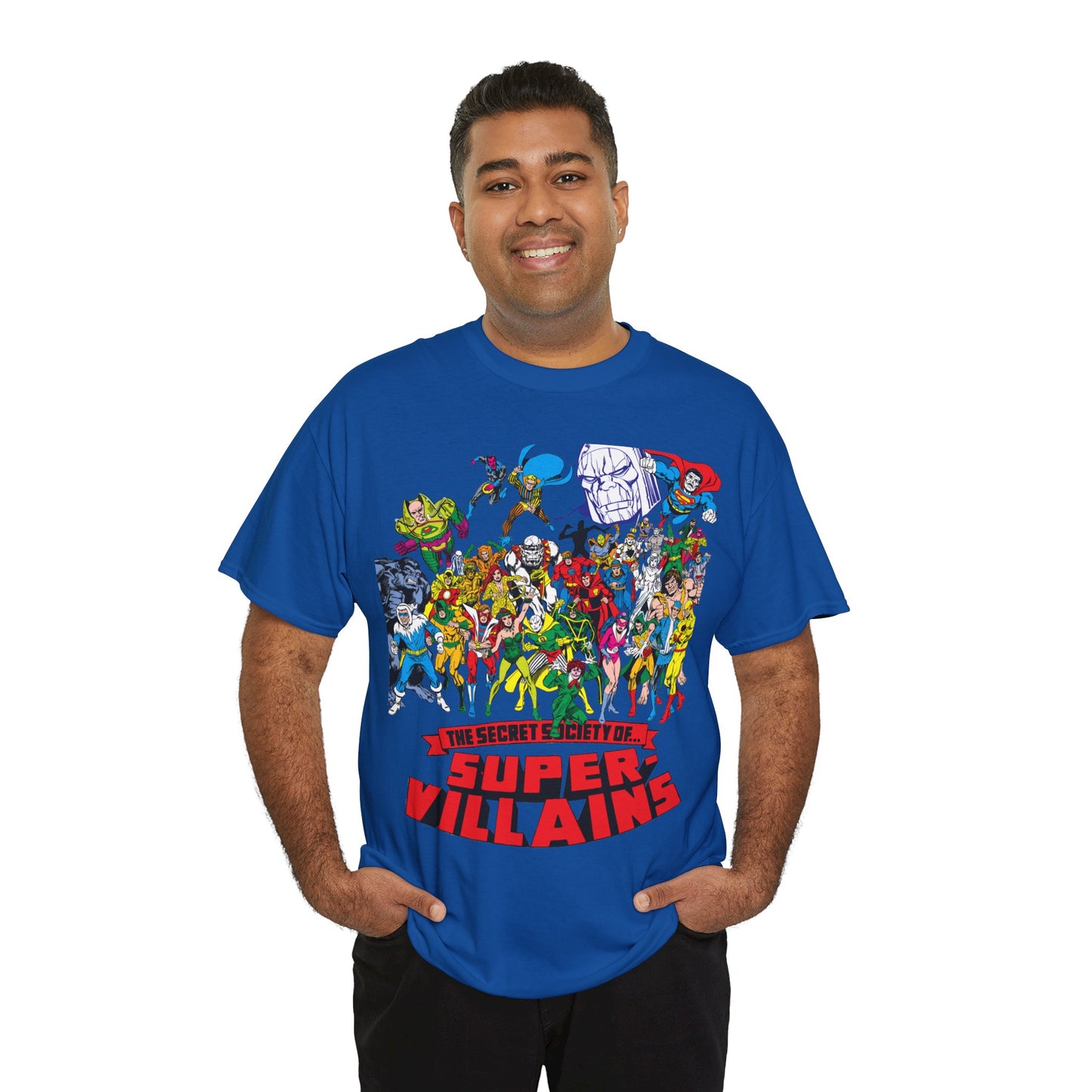 Secret Society of Super-Villains T-Shirt - DC Comics - SSOSV - Luthor, Grodd, Darkseid, Sinestro, Poison Ivy, Mirror Master