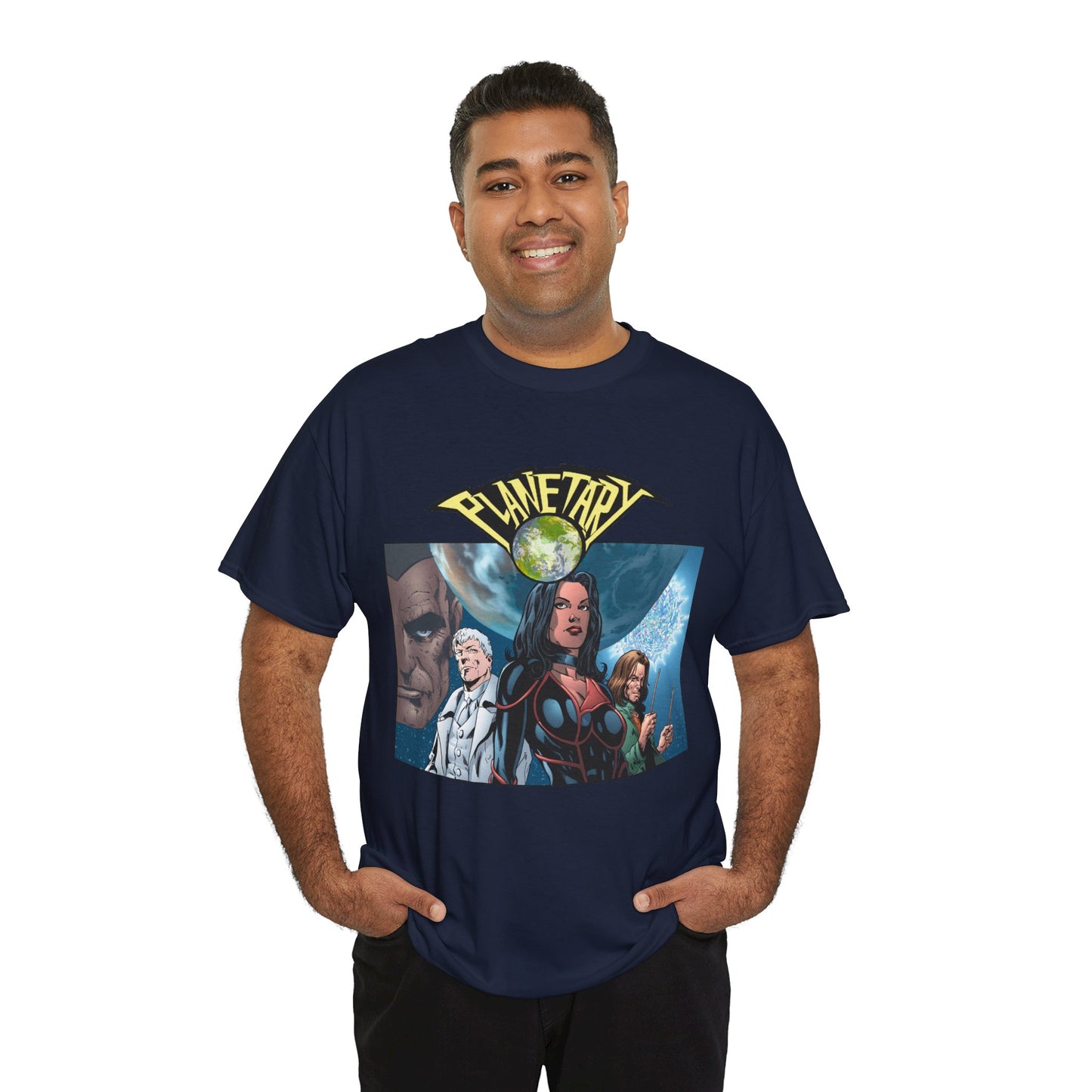 Planetary T-Shirt - Phil Jimenez Art - The Drummer, Jakita Wagner & Elijah Snow - DC Comics/Wildstorm - Ellis Story