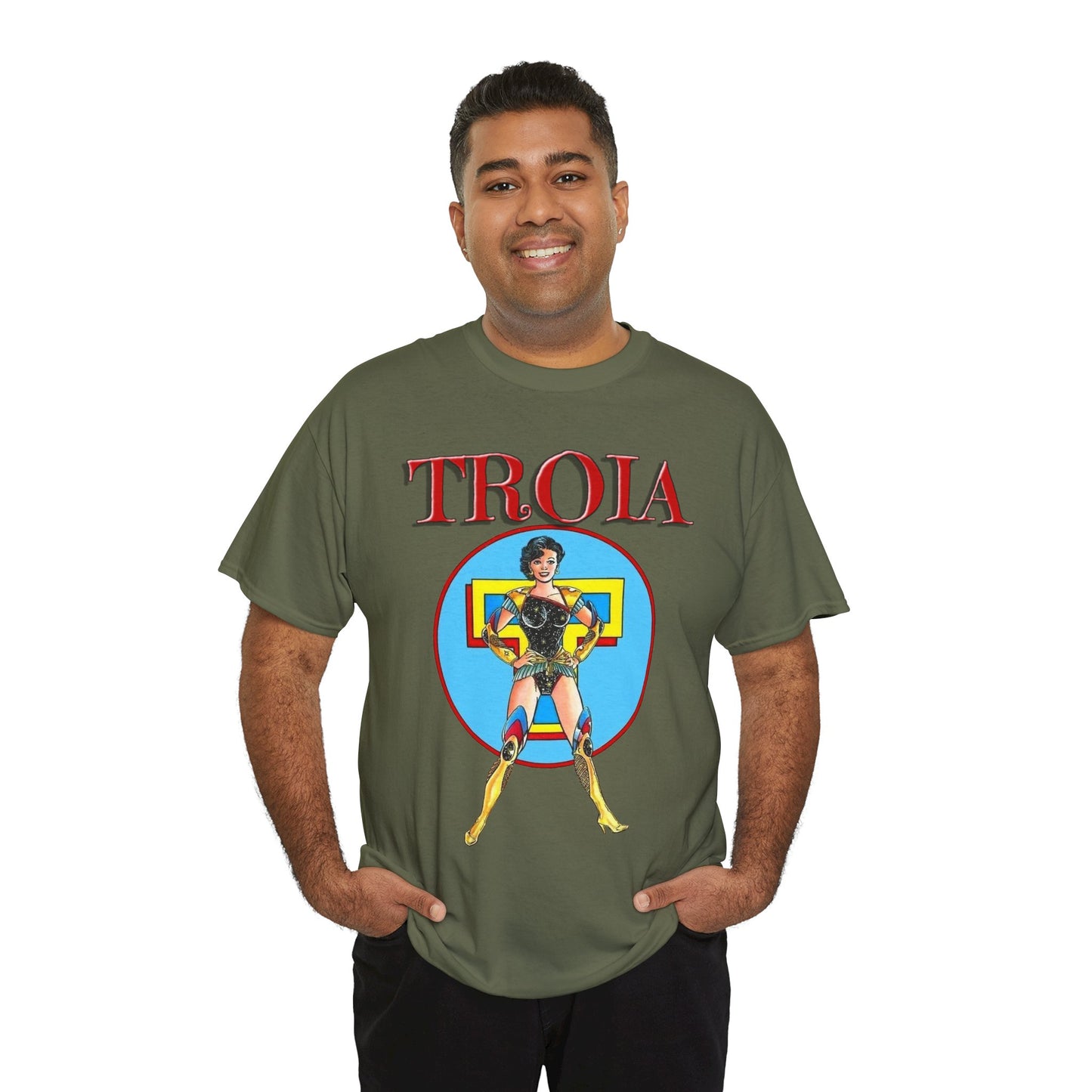 Troia T-Shirt - George Perez Art - New Teen Titans - Donna Troy - Wonder Girl - Greek God Connection - DC Comics