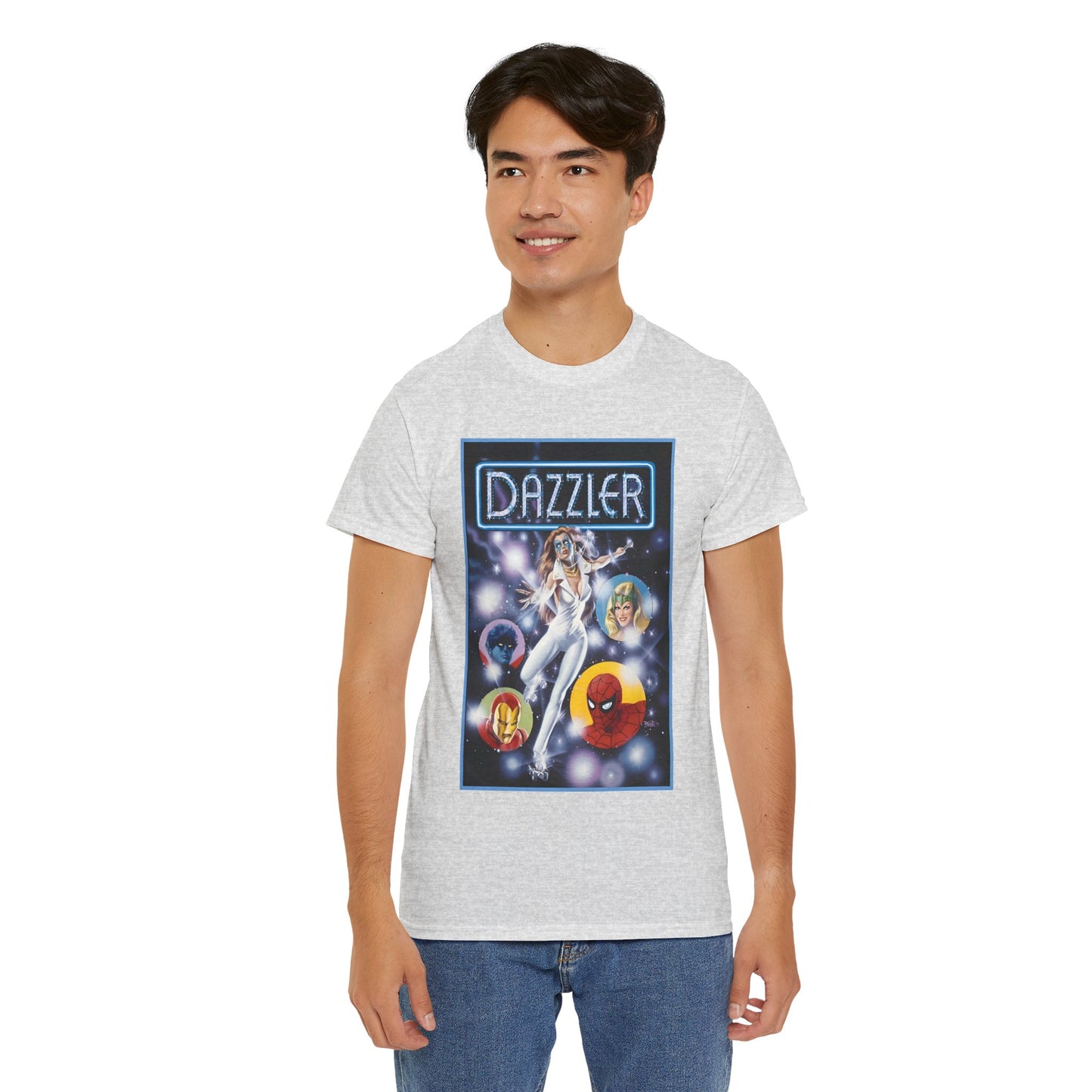 Dazzler T-Shirt - Bob Larkin Art - X-Men Connection - Alison Blaire - Mutant Pop Star - Marvel Comics