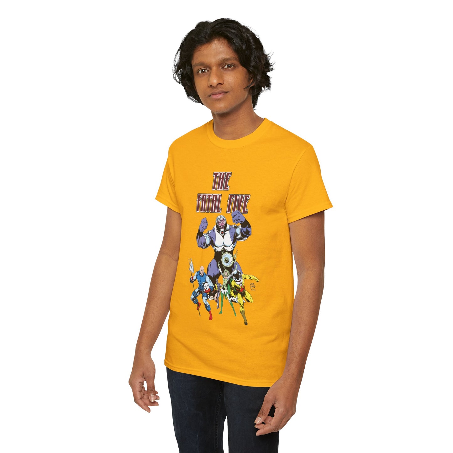 Fatal Five T-Shirt - Legion of Super-Heroes Villains - DC Comics LOSH - Validus, Emerald Empress