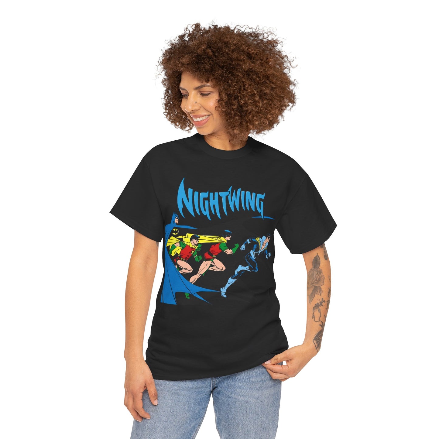 Nightwing T-Shirt - George Perez Art - Batman, Bruce Wayne, Robin, Dick Grayson - New Teen Titans Leader - DC Comics