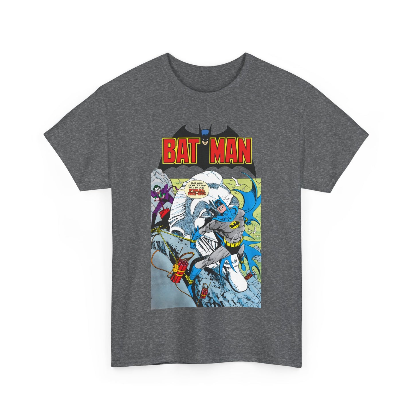 Batman T-Shirt - José Luis García-López Art - Joker - #353 Cover Art - Batman Strapped to Mount Rushmore - Amazing Bronze Age Art