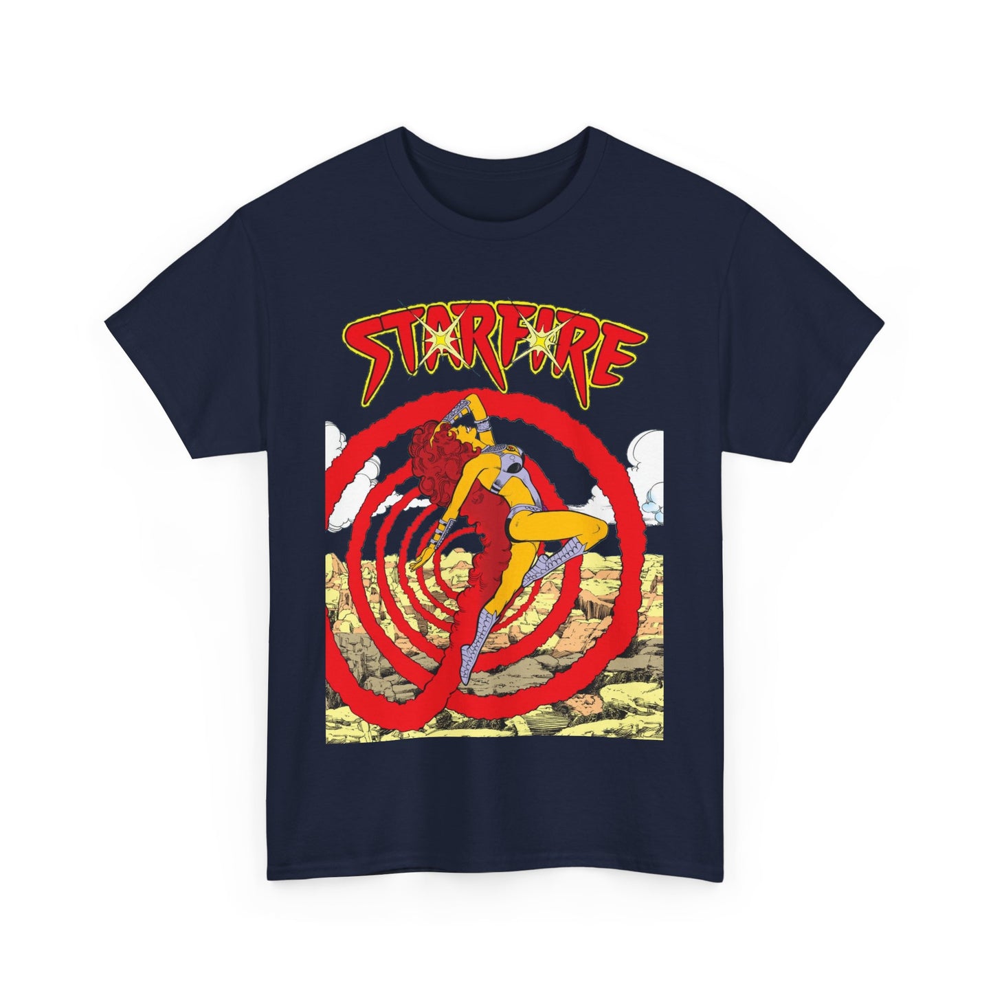 Starfire T-Shirt - George Perez Art - New Teen Titans Member - DC Comics - Koriand'r, Princess from Tamaran