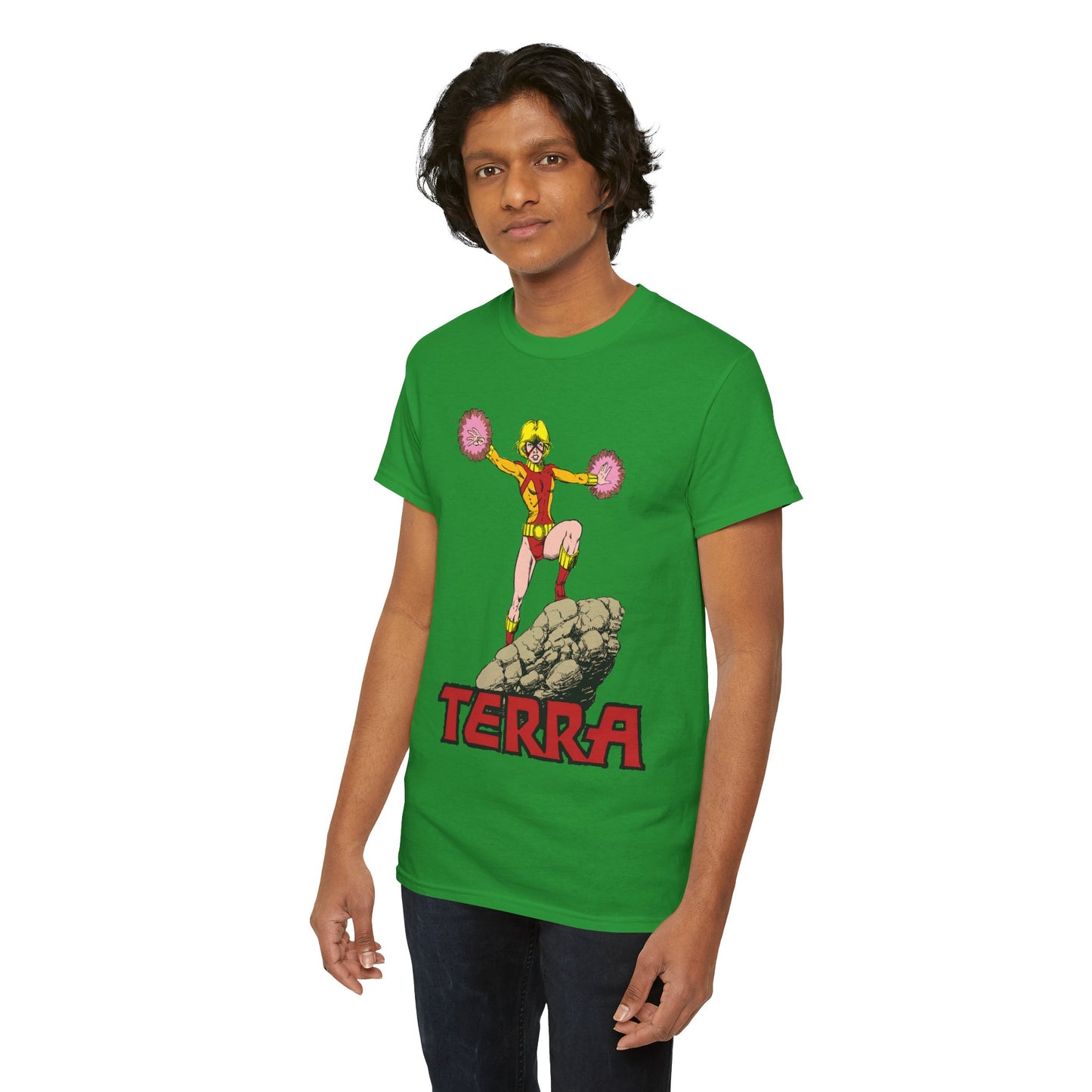 Terra T-Shirt - George Perez Art - - New Teen Titans & Traitor - Judas Contract - Tara Markov, Sister to Geo-Force - Deathstroke Ally - DC Comics