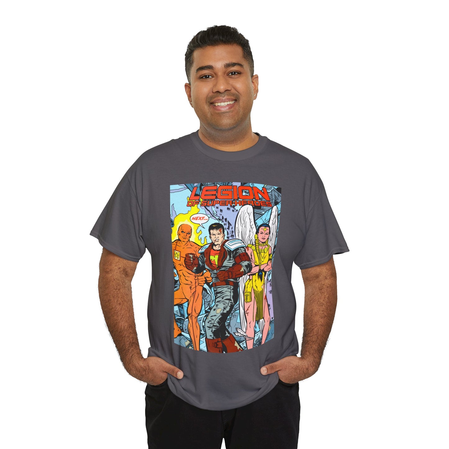 Legion of Super-Heroes #54 T-Shirt - Keith Giffen Art - DC Comics - LOSH