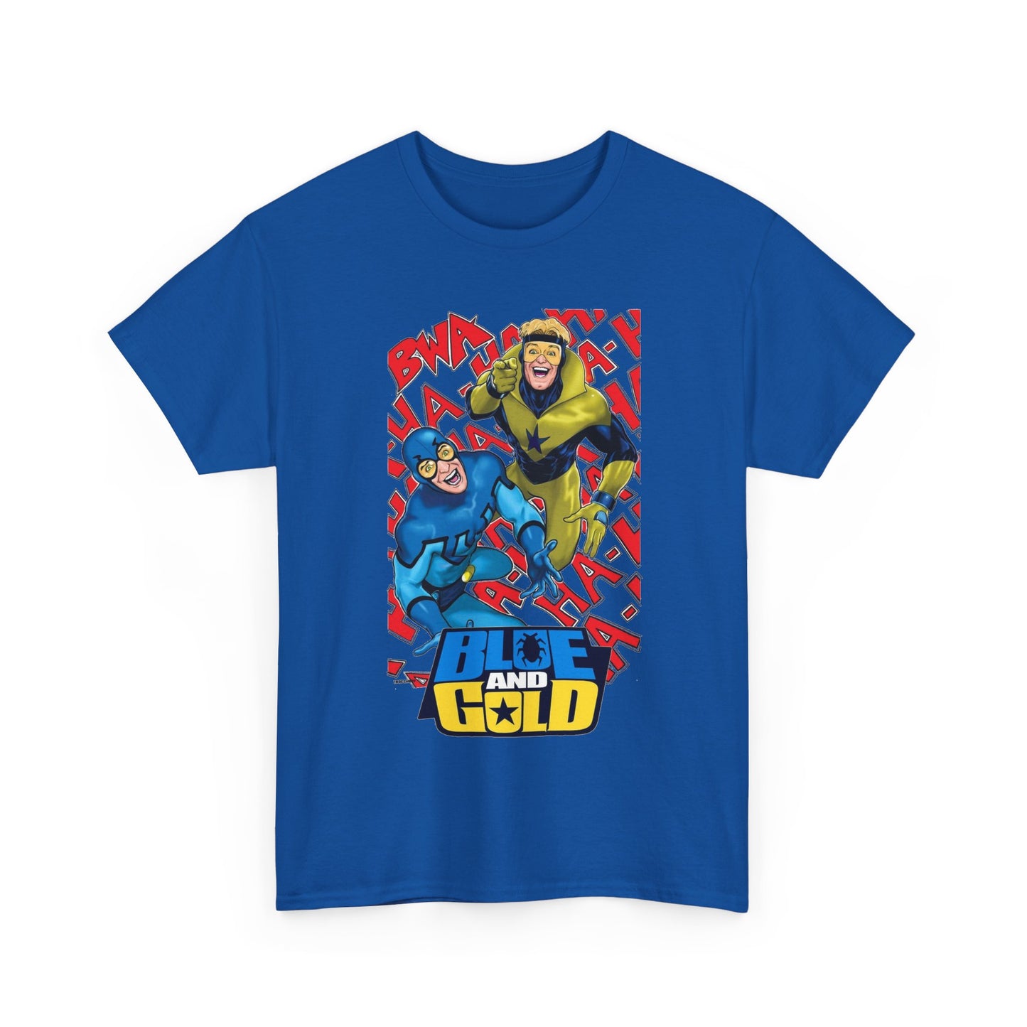 Booster Gold & Blue Beetle T-Shirt - DC Comics - Justice League International Members - Ted Kord