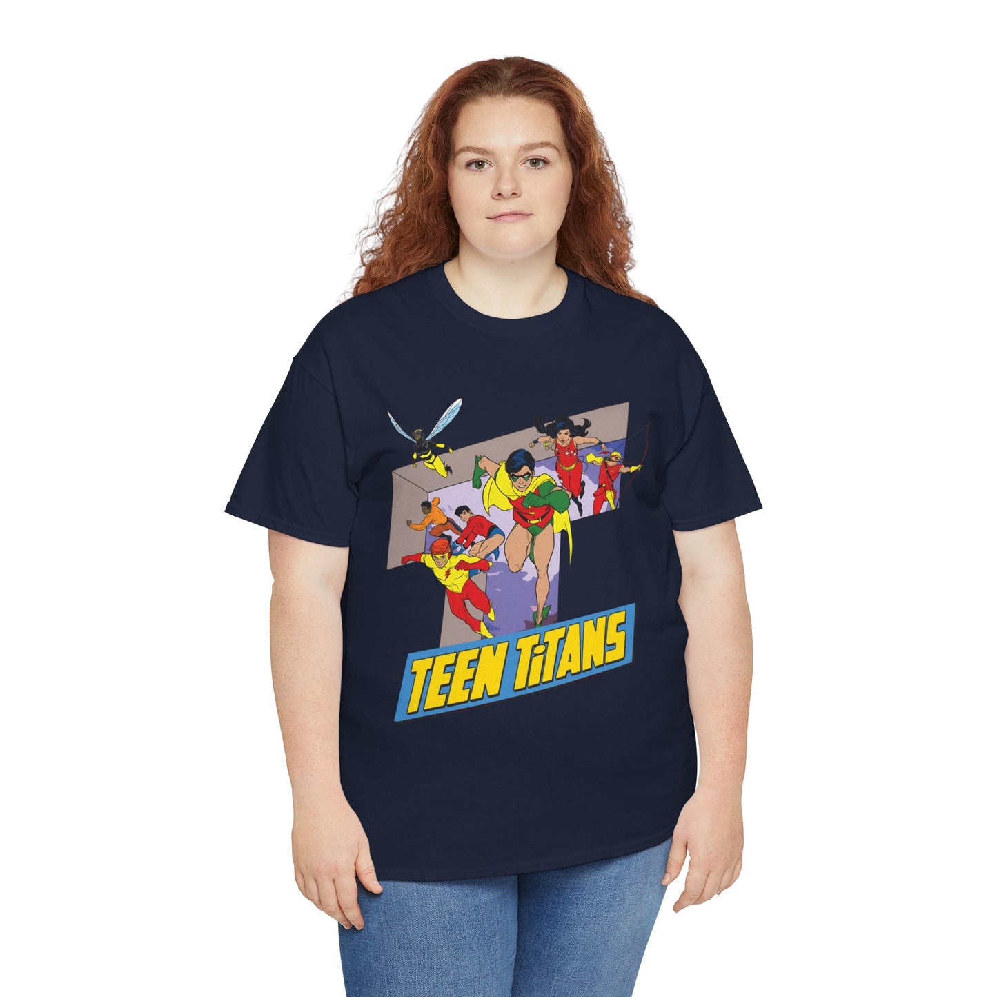 Teen Titans T-Shirt - Robin, Wonder Girl, Kid Flash, Speedy, Bumblebee, Mal, Aqualad - DC Comics