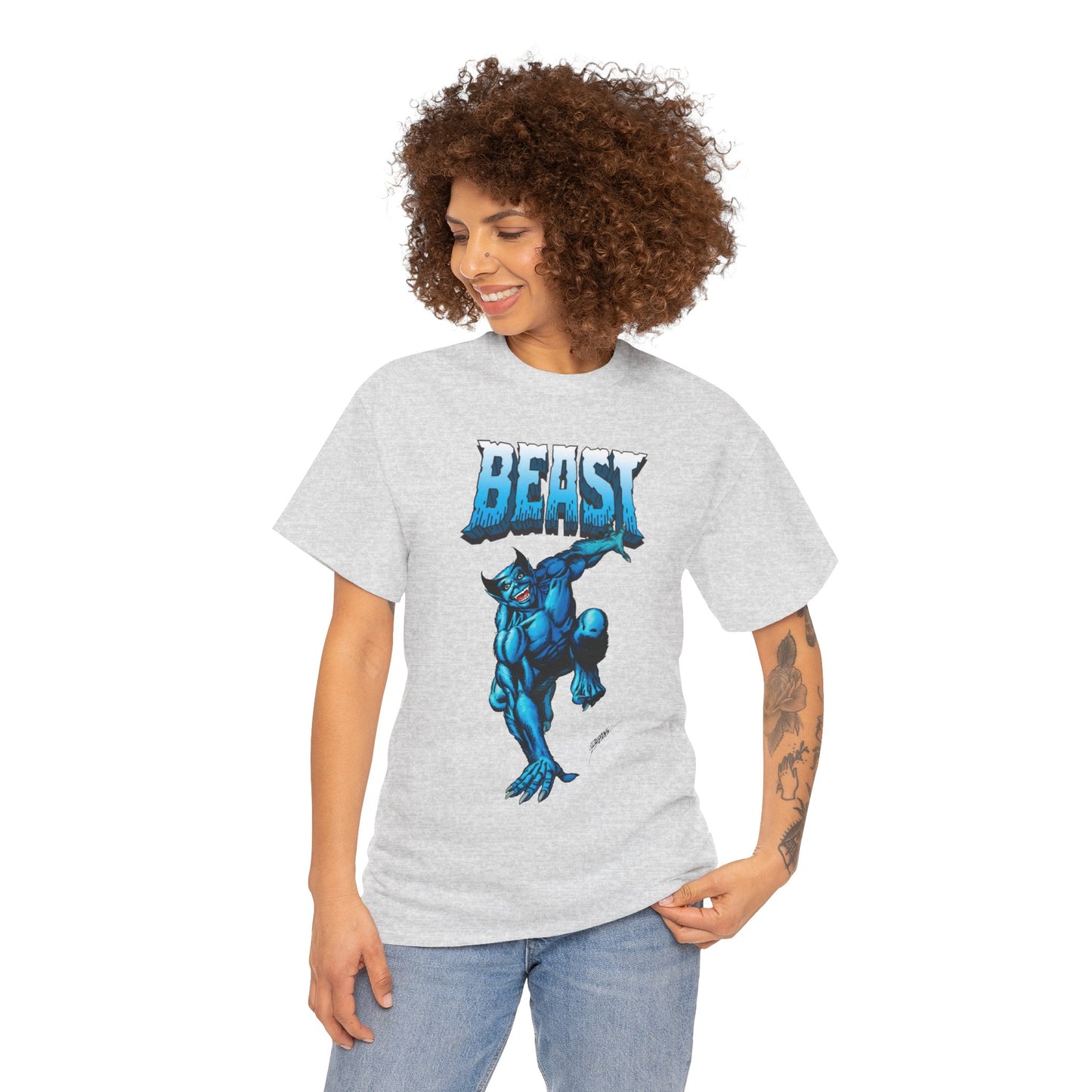 Beast T-Shirt - George Perez Art - Avengers, X-Men Member - Hank McCoy - Marvel Comics