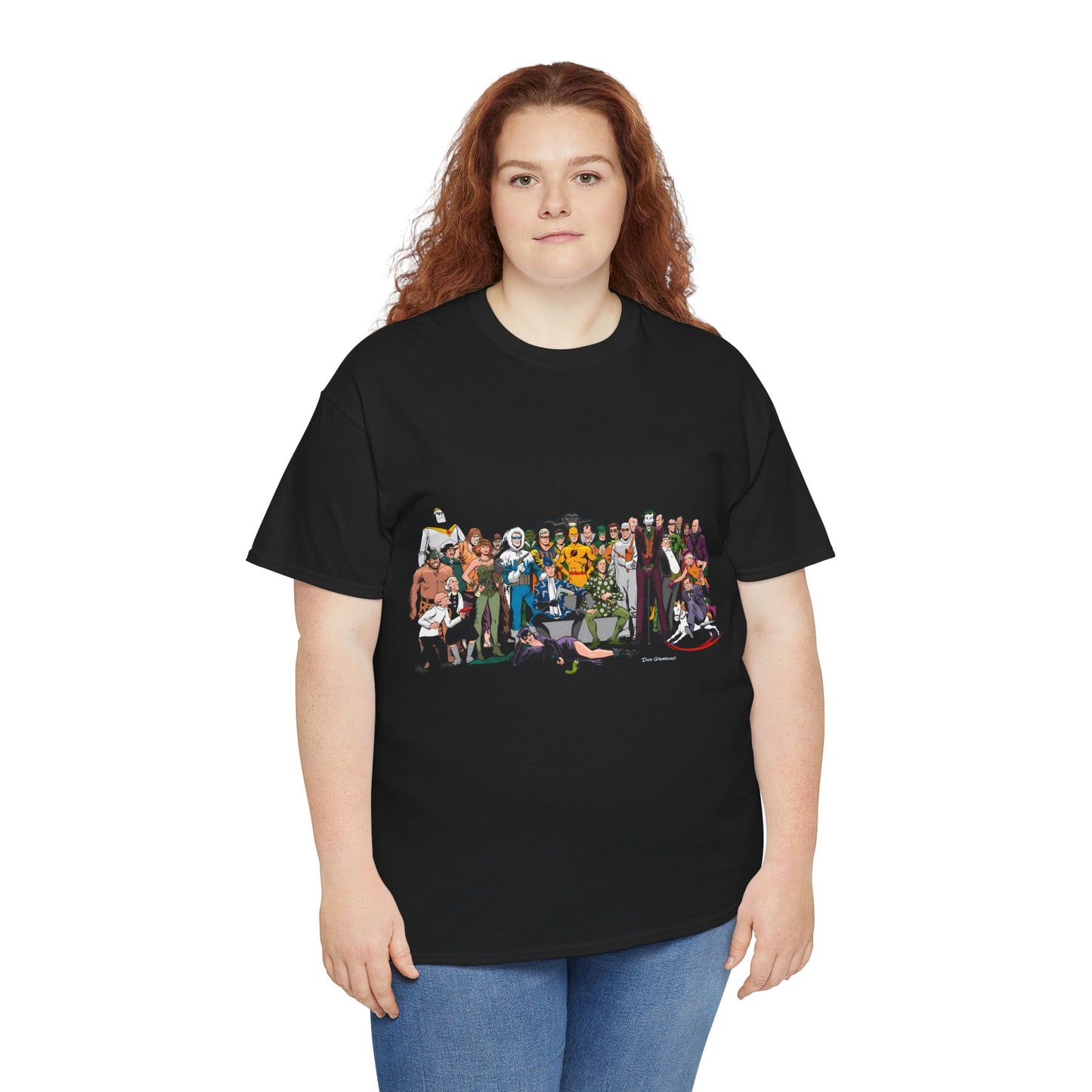 Secret Origins of Super-Villains T-Shirt - Dick Giordano Art - DC Comics - Joker, Mirror Master, Captain Cold, Lex Luthor, Scarecrow, Poison Ivy, Grodd