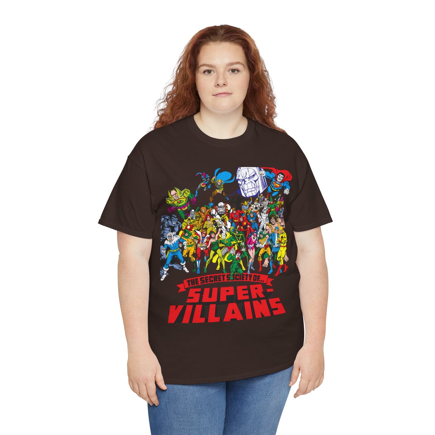 Secret Society of Super-Villains T-Shirt - DC Comics - SSOSV - Luthor, Grodd, Darkseid, Sinestro, Poison Ivy, Mirror Master