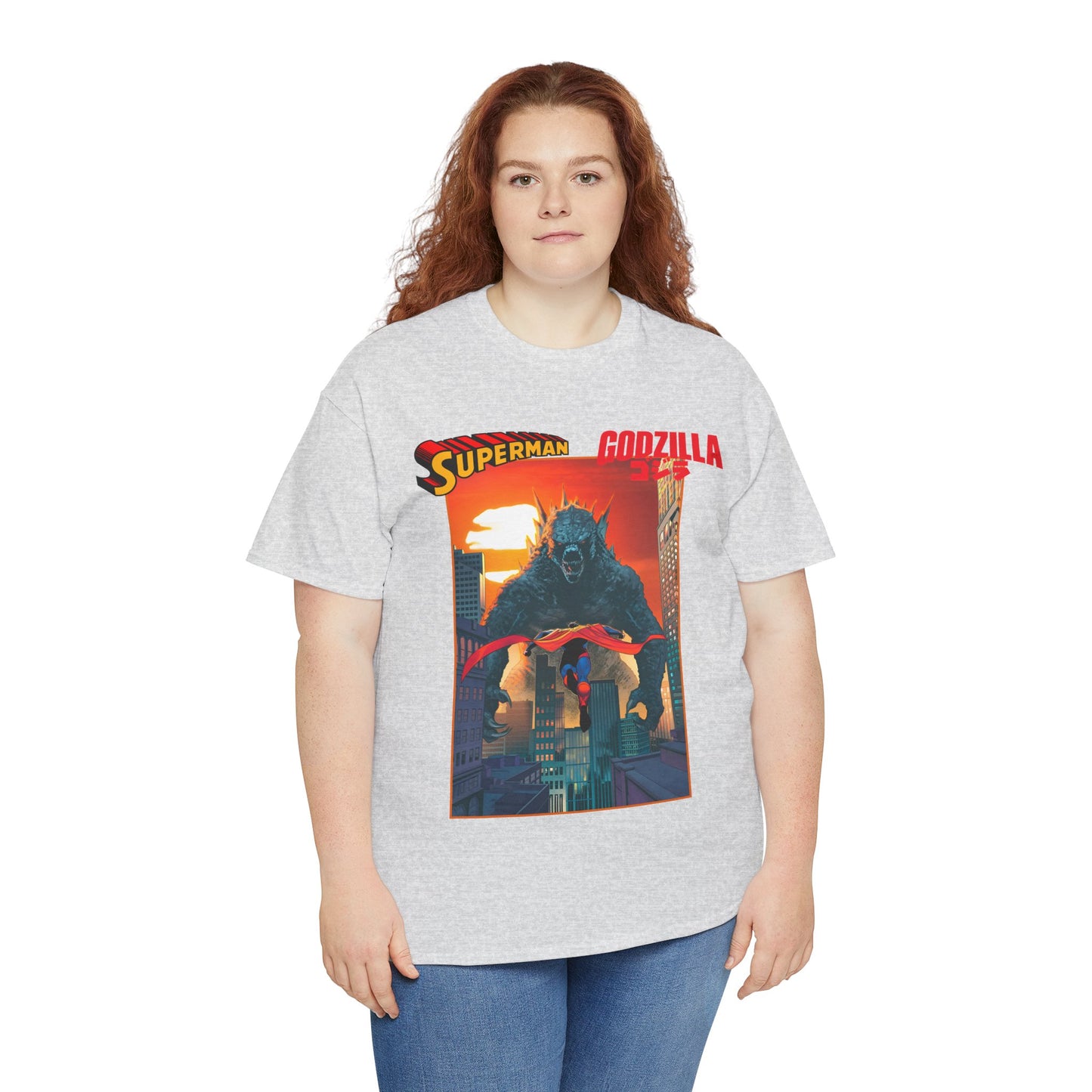 Superman Vs Godzilla T-Shirt - DC Comics - Man of Steel Vs the King of the Monsters