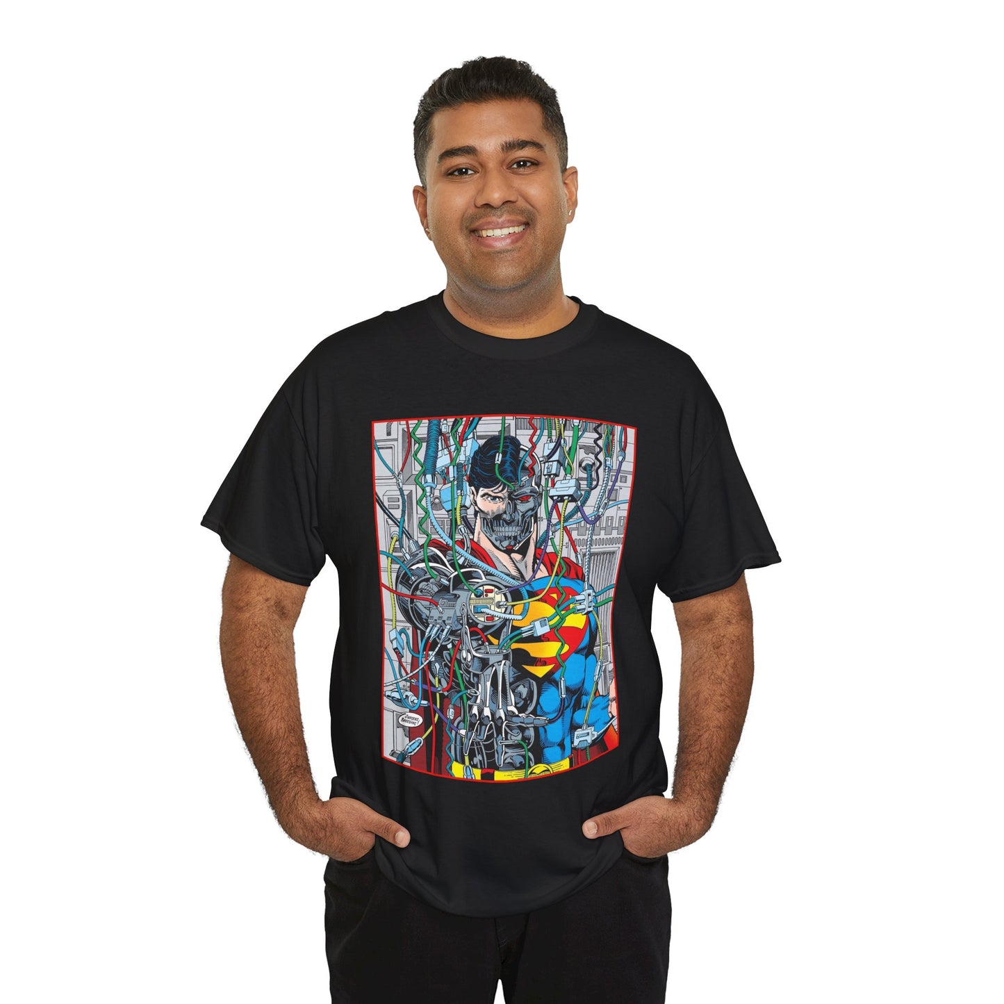 Cyborg Superman T-Shirt - DC Comics - Dan Jurgens Art - Reign of the Supermen - Popular 90s Story
