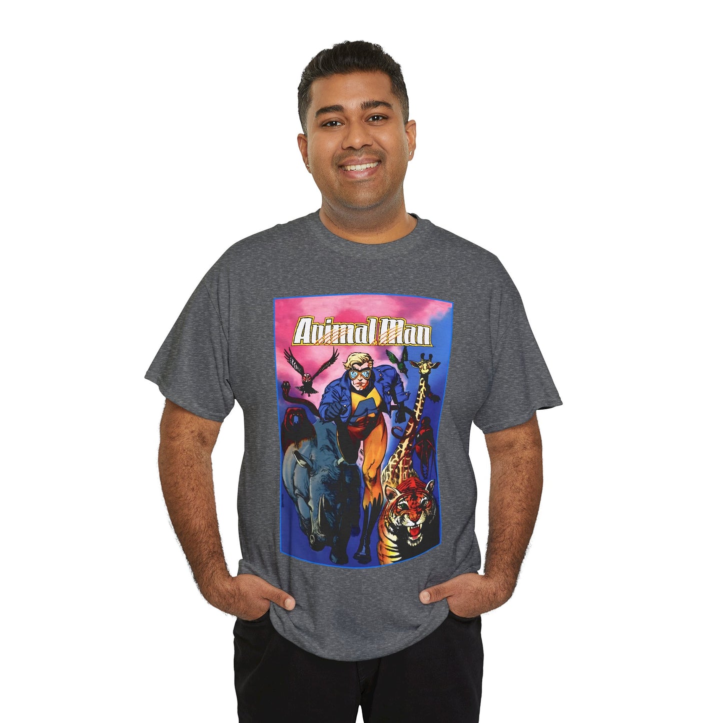 Animal Man T-Shirt - Brian Bolland Art - #1 Cover Art - Buddy Baker - DC Comics, Vertigo Comics