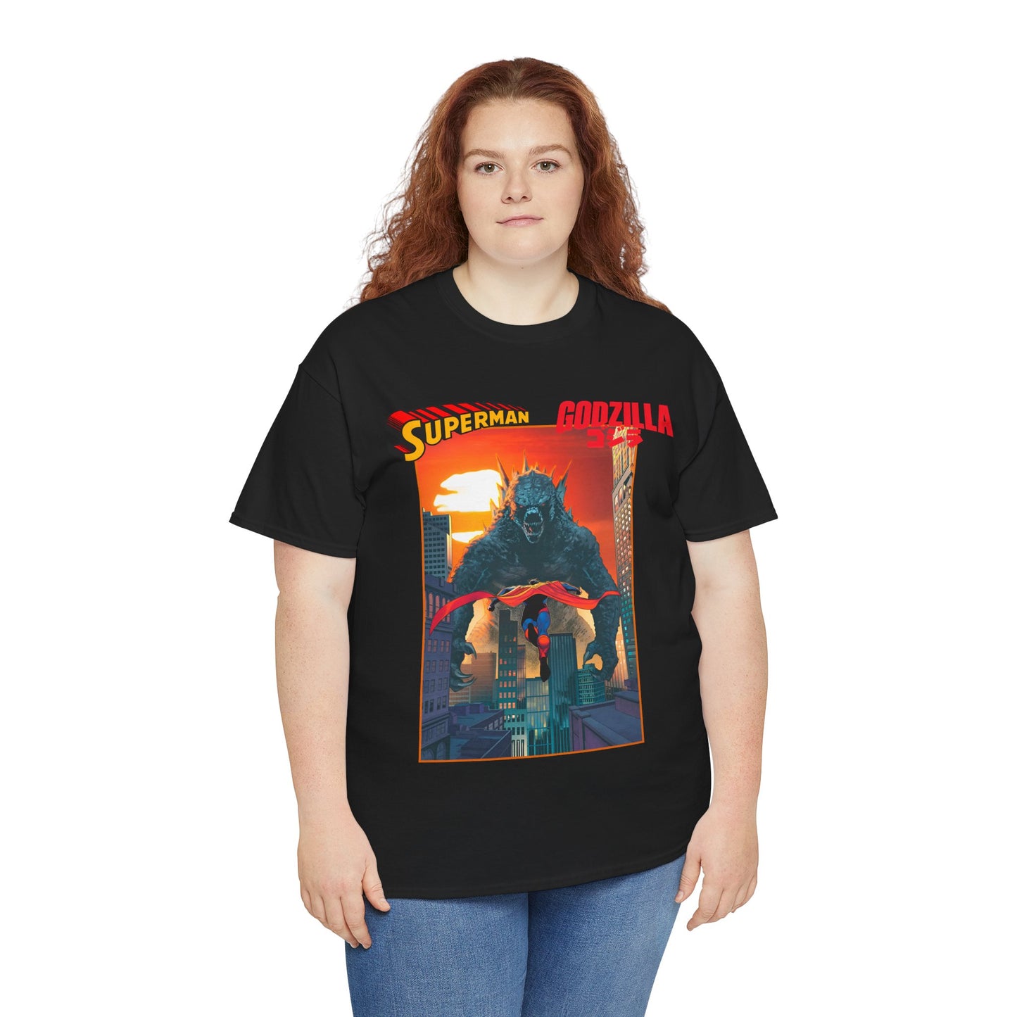 Superman Vs Godzilla T-Shirt - DC Comics - Man of Steel Vs the King of the Monsters