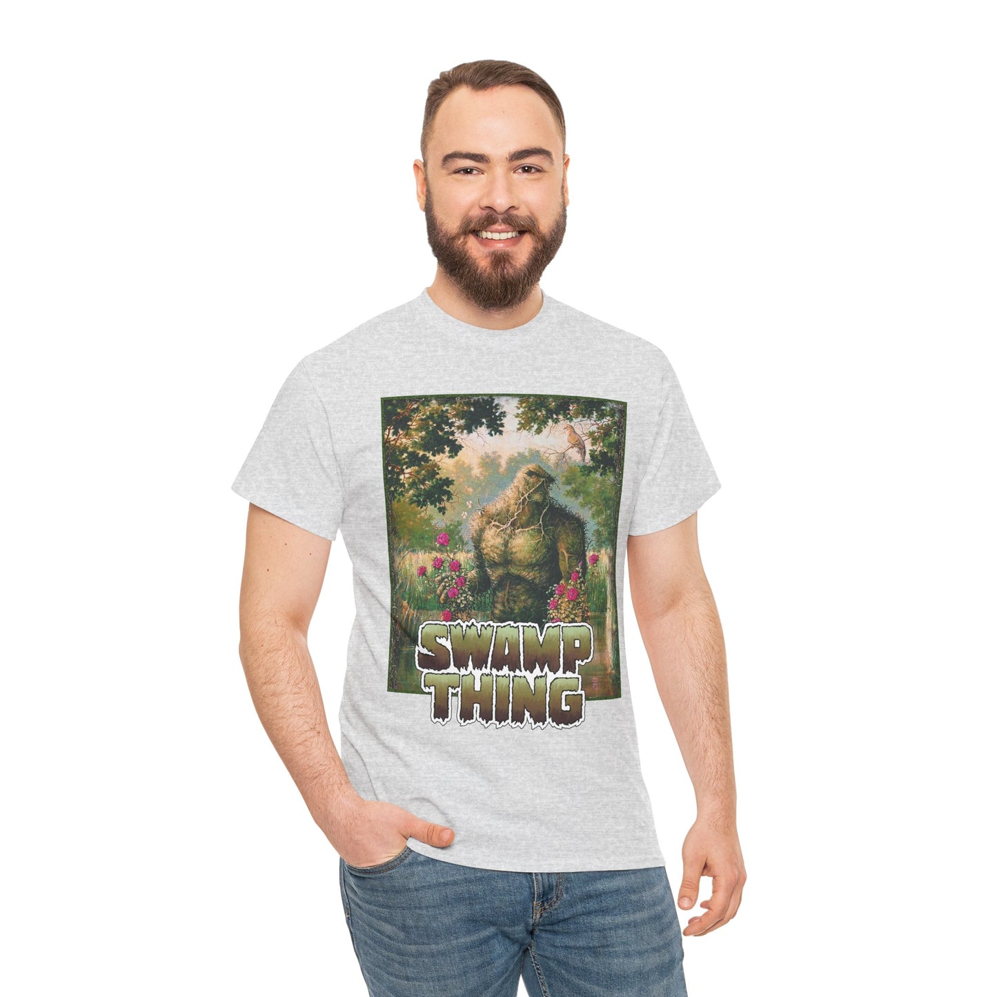 Swamp Thing T-Shirt - Michael Zulli Art From the 1993 Poster - Alec Holland, Parliament of Trees - DC Comics, Vertigo Comics