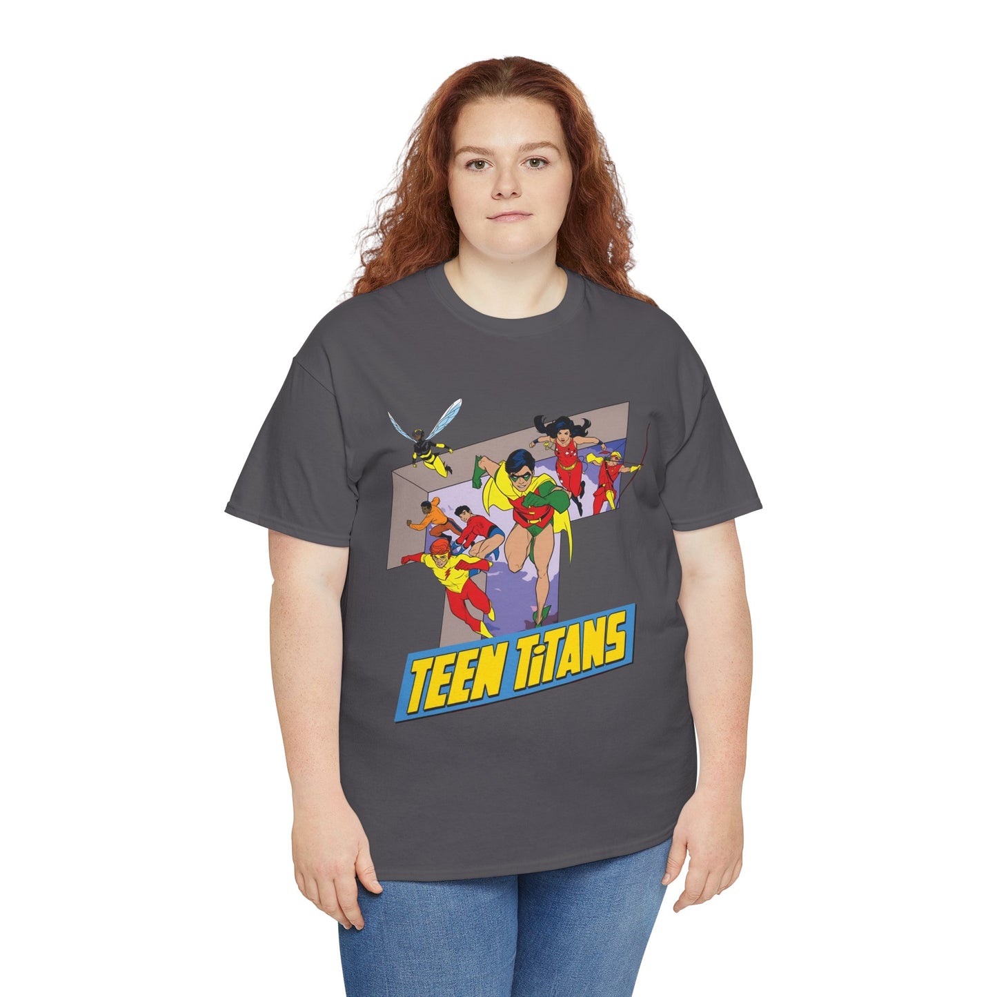 Teen Titans T-Shirt - Robin, Wonder Girl, Kid Flash, Speedy, Bumblebee, Mal, Aqualad - DC Comics
