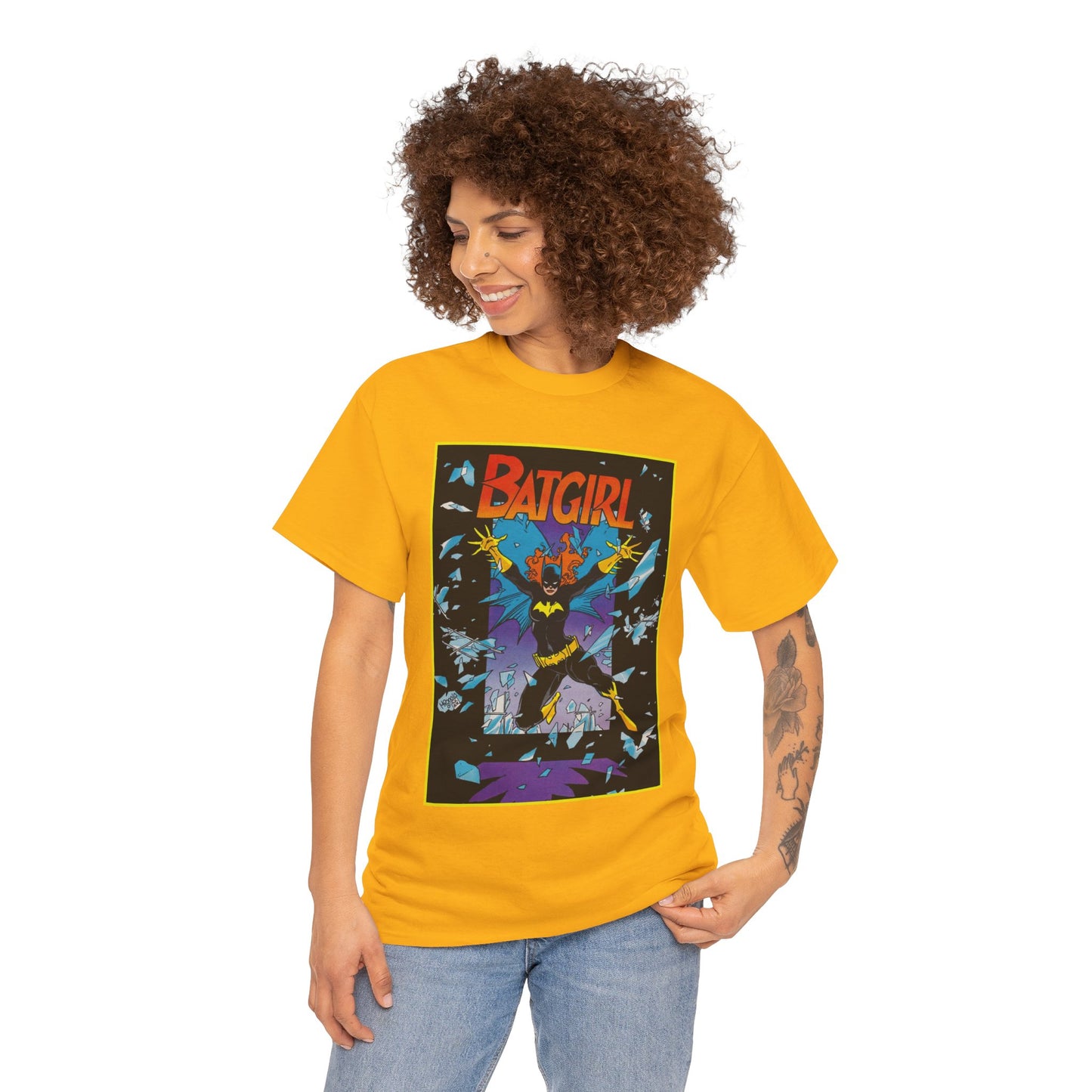 Batgirl T-Shirt - Mike Mignola Art - Barbara Gordon, Gotham City, Batfamily - DC Comics