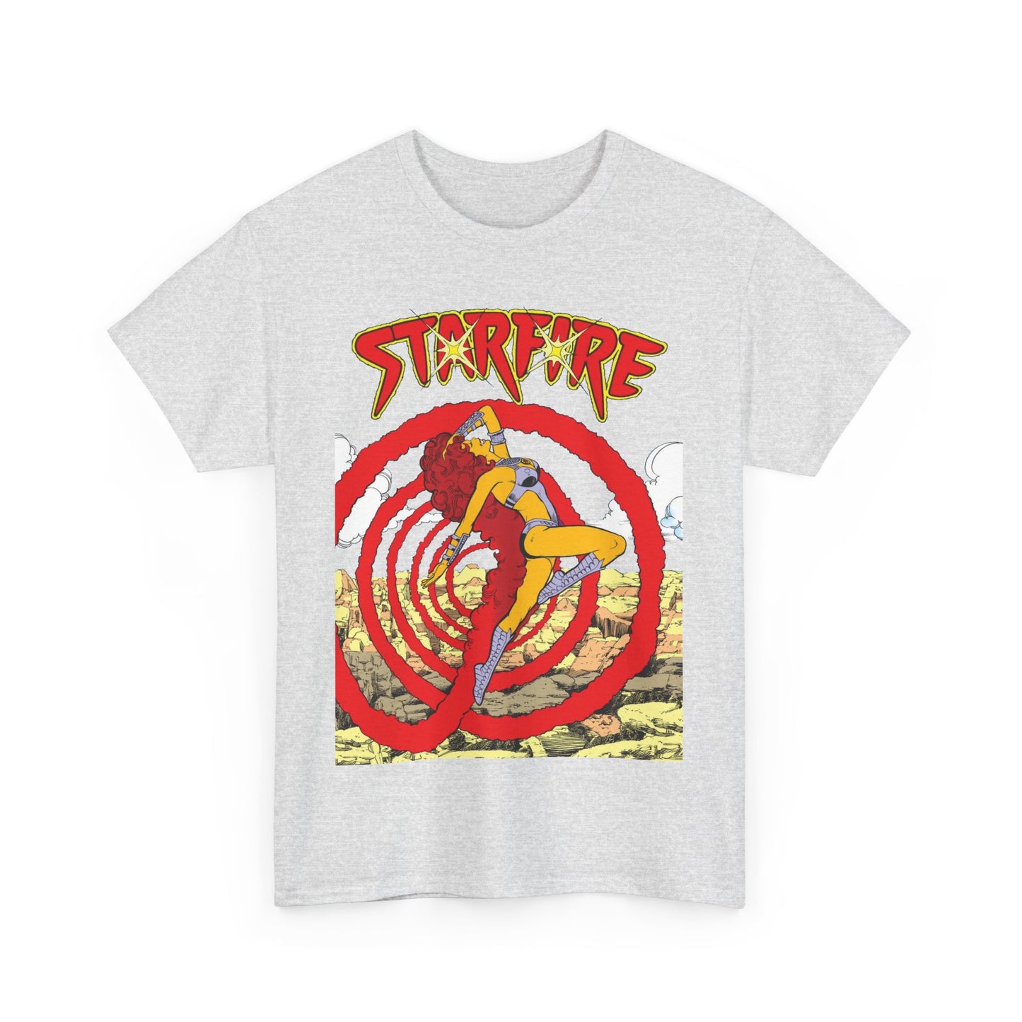 Starfire T-Shirt - George Perez Art - New Teen Titans Member - DC Comics - Koriand'r, Princess from Tamaran