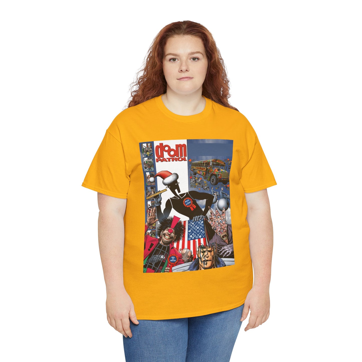 Doom Patrol T-Shirt - Brian Bolland Art - Mr Nobody For President - DC Comics/Vertigo Cover Artwork