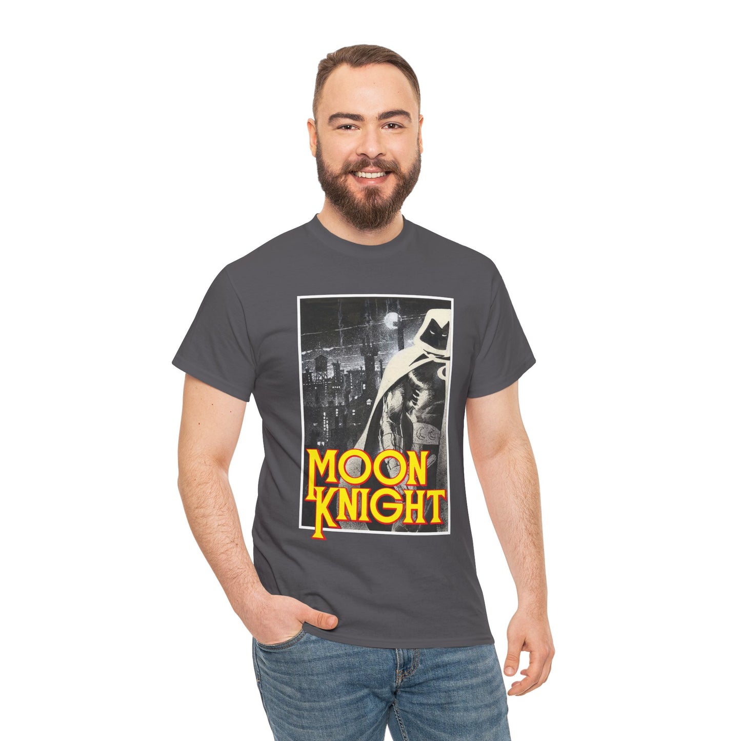 Moon Knight T-Shirt - Bill Sienkiewicz Art - Marvel Comics 1980s