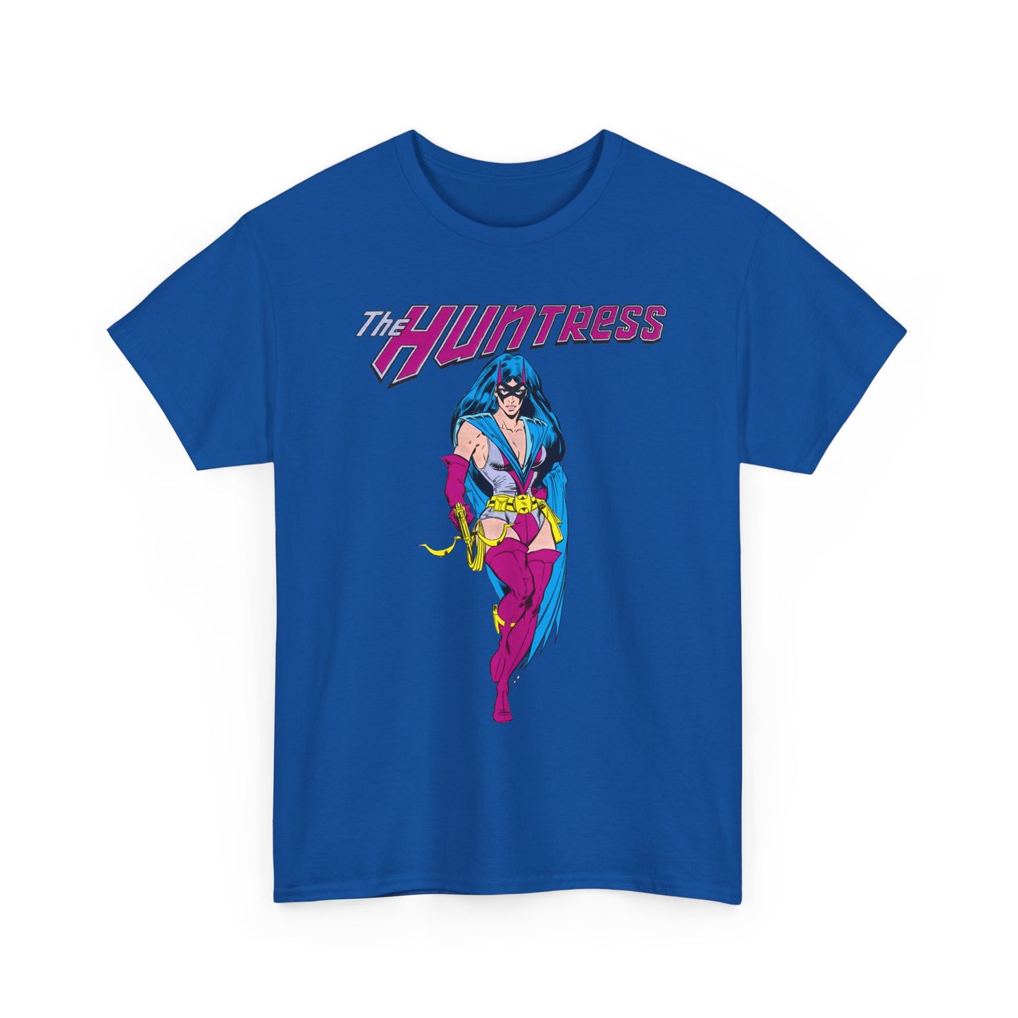 Huntress T-Shirt - Joe Staton Art - Helena Wayne, Daughter of Earth 2 Batman & Catwoman - Pre-Crisis JSA Member - DC Comics