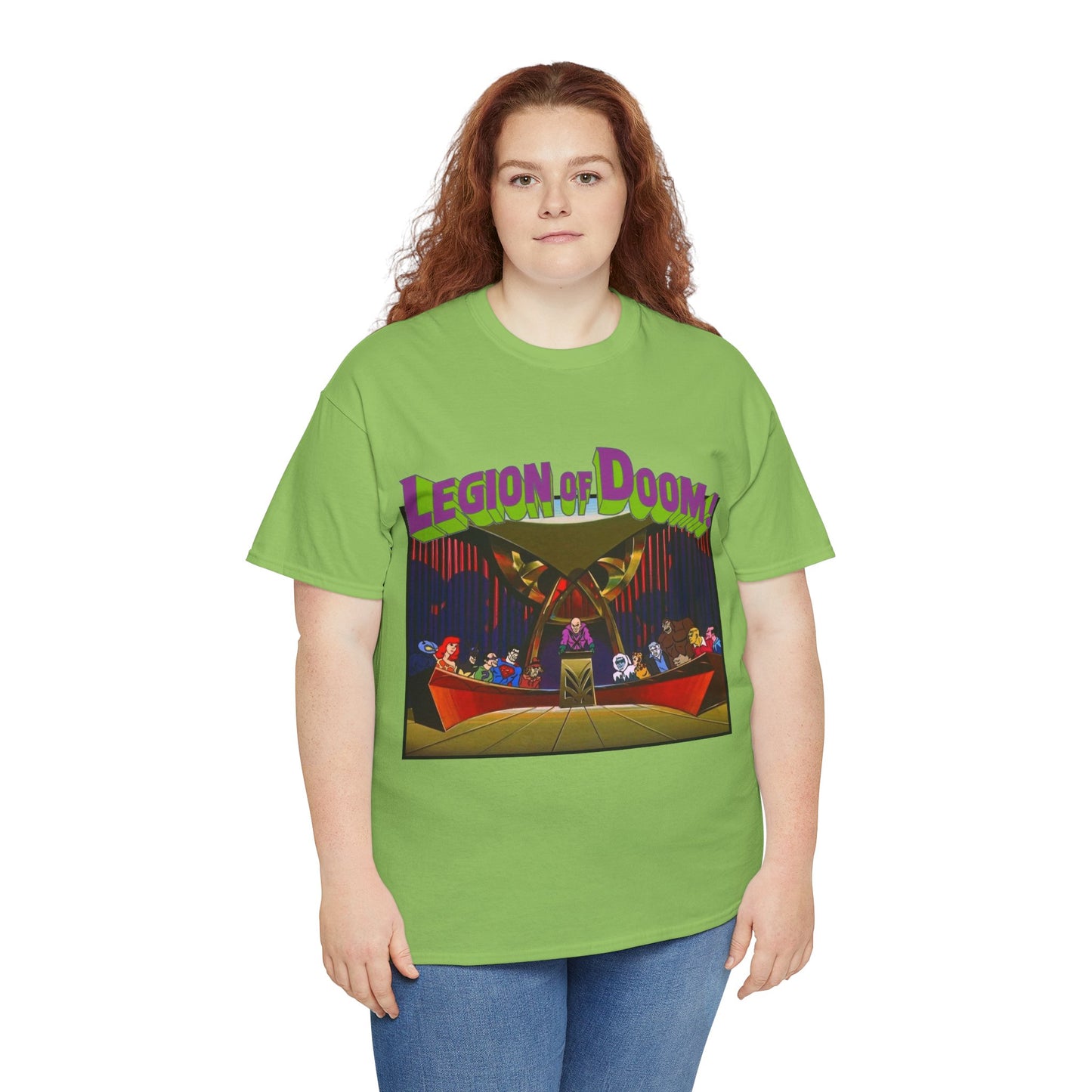 Legion of Doom T-Shirt - Super Friends Cartoon - Lex Luthor, Grodd, Brainiac, Giganta, Riddler, Bizarro, Scarecrow, Hanna-Barbera Animation