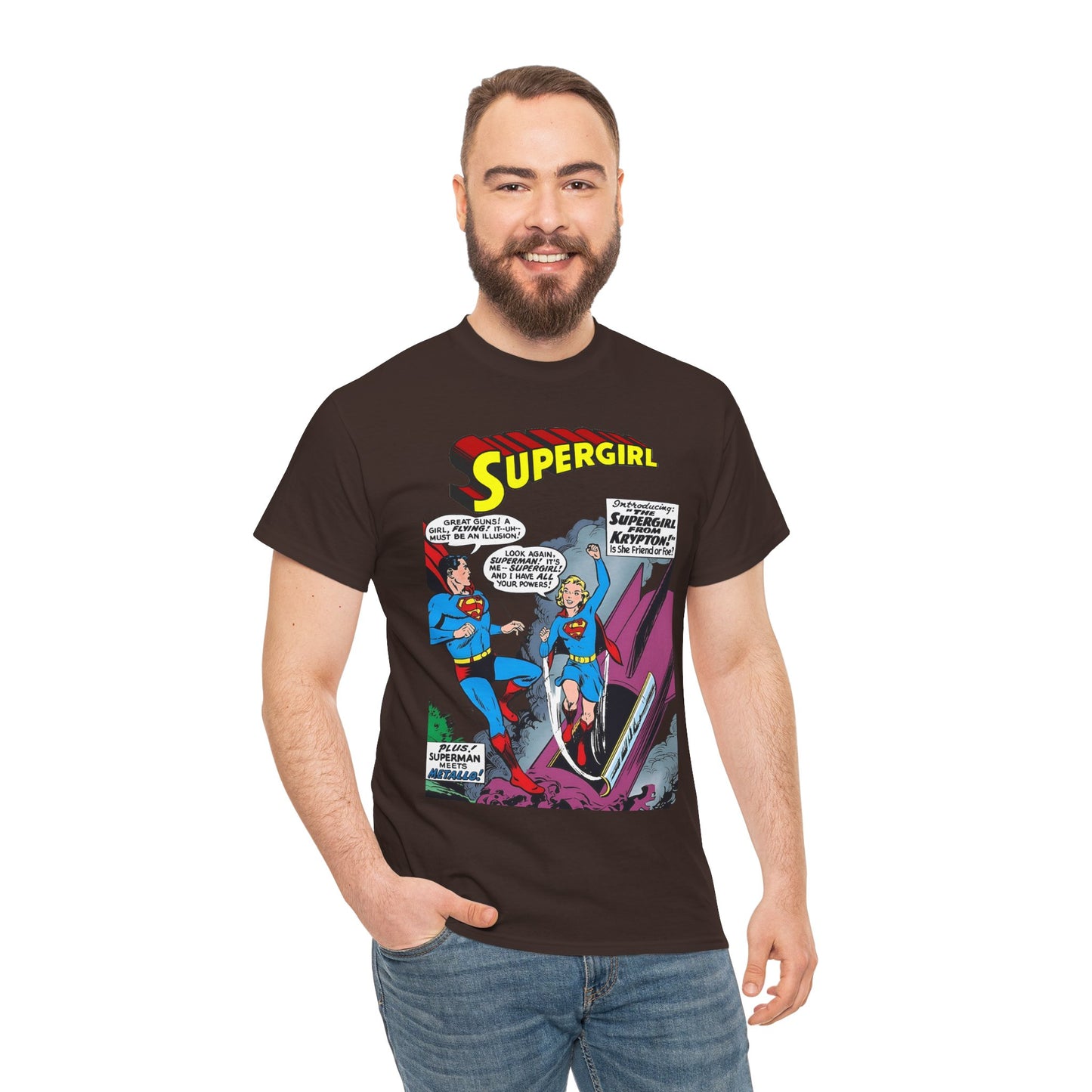 Supergirl T-Shirt - Action Comics #252 - 1st Appearance of Supergirl Cover Art - Kara from Kandor - DC Comics