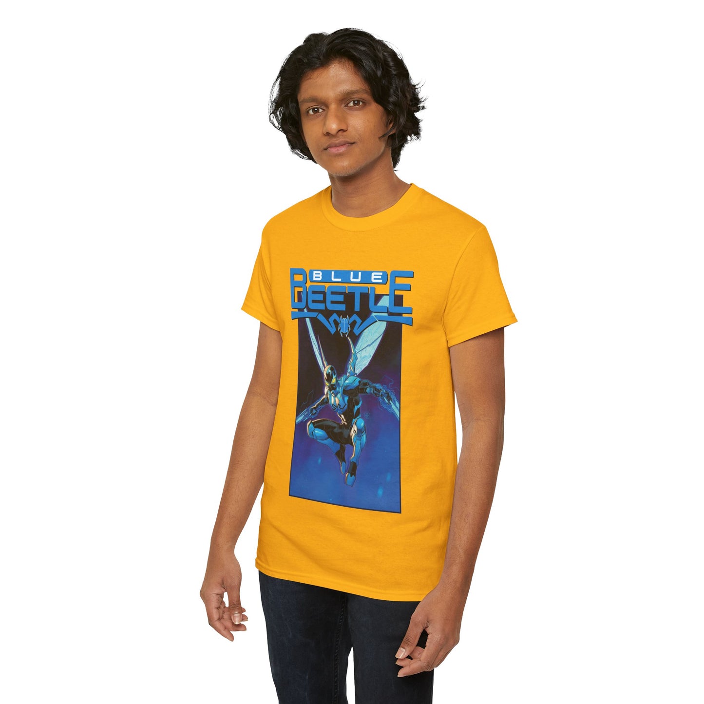 Blue Beetle T-Shirt - Dan Mora Art - DC Comics Character - Jaime Reyes