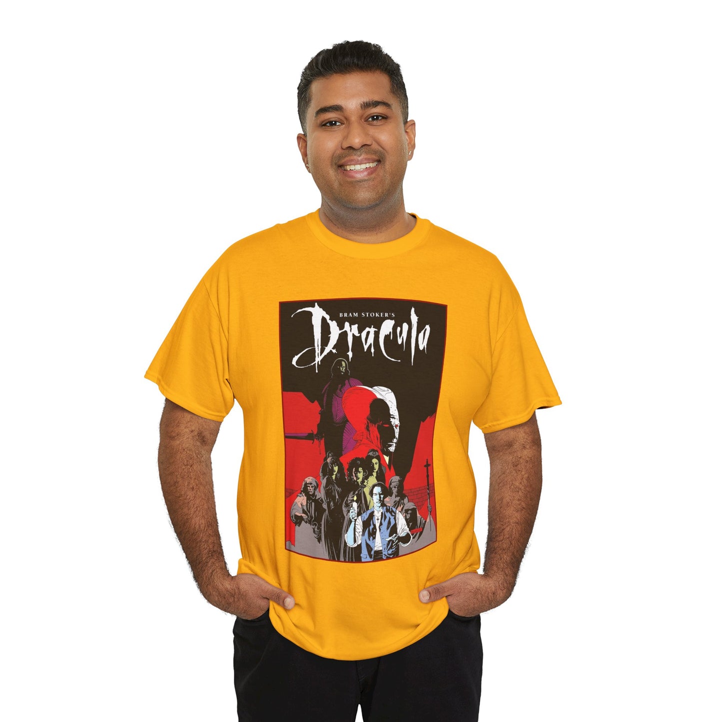 Bram Stoker's Dracula T-Shirt - Mike Mignola Art - Francis Ford Coppola Movie - Mina Murray, Jonathan Harker