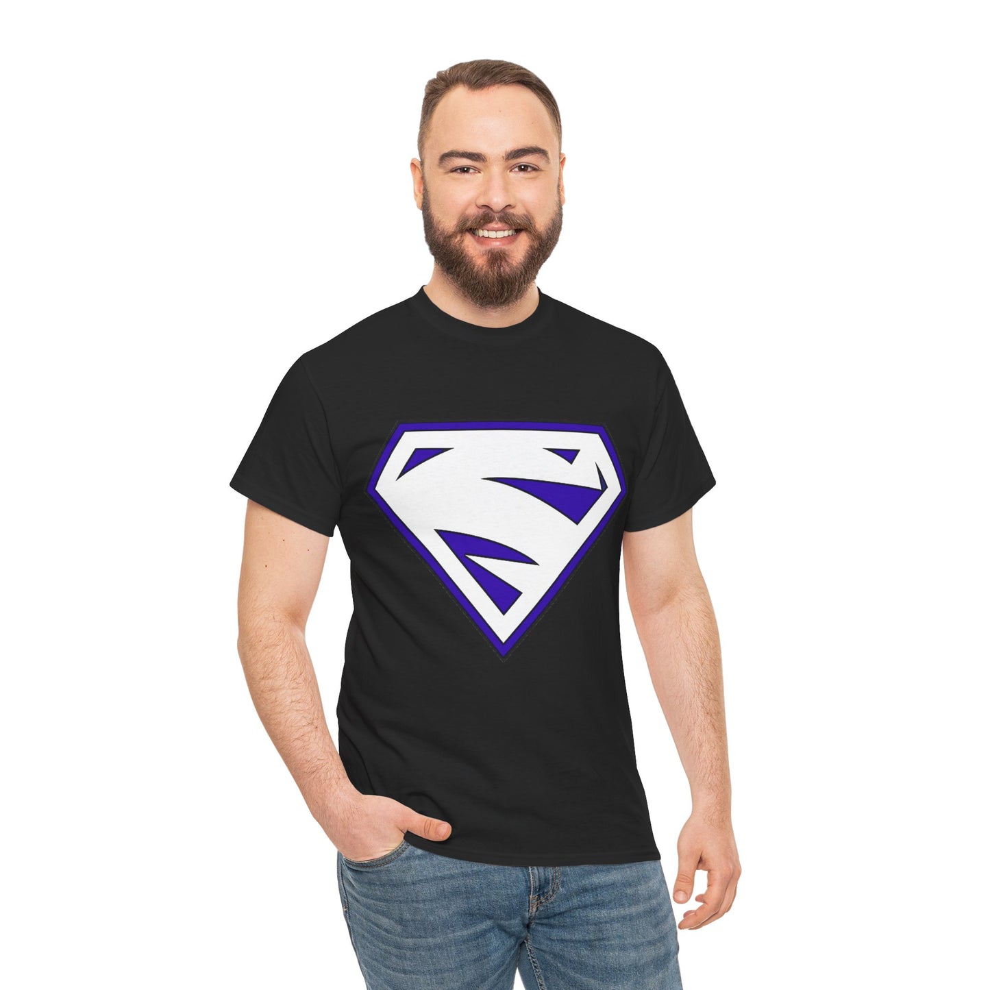 Electric Superman Logo T-Shirt - Clark Kent - Man of Steel - DC Comics - 1990s Storyline