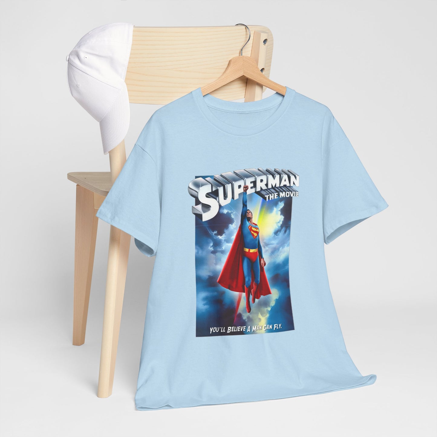 Superman The Movie T-Shirt - DC Comics - Man of Steel - Christopher Reeve 1978