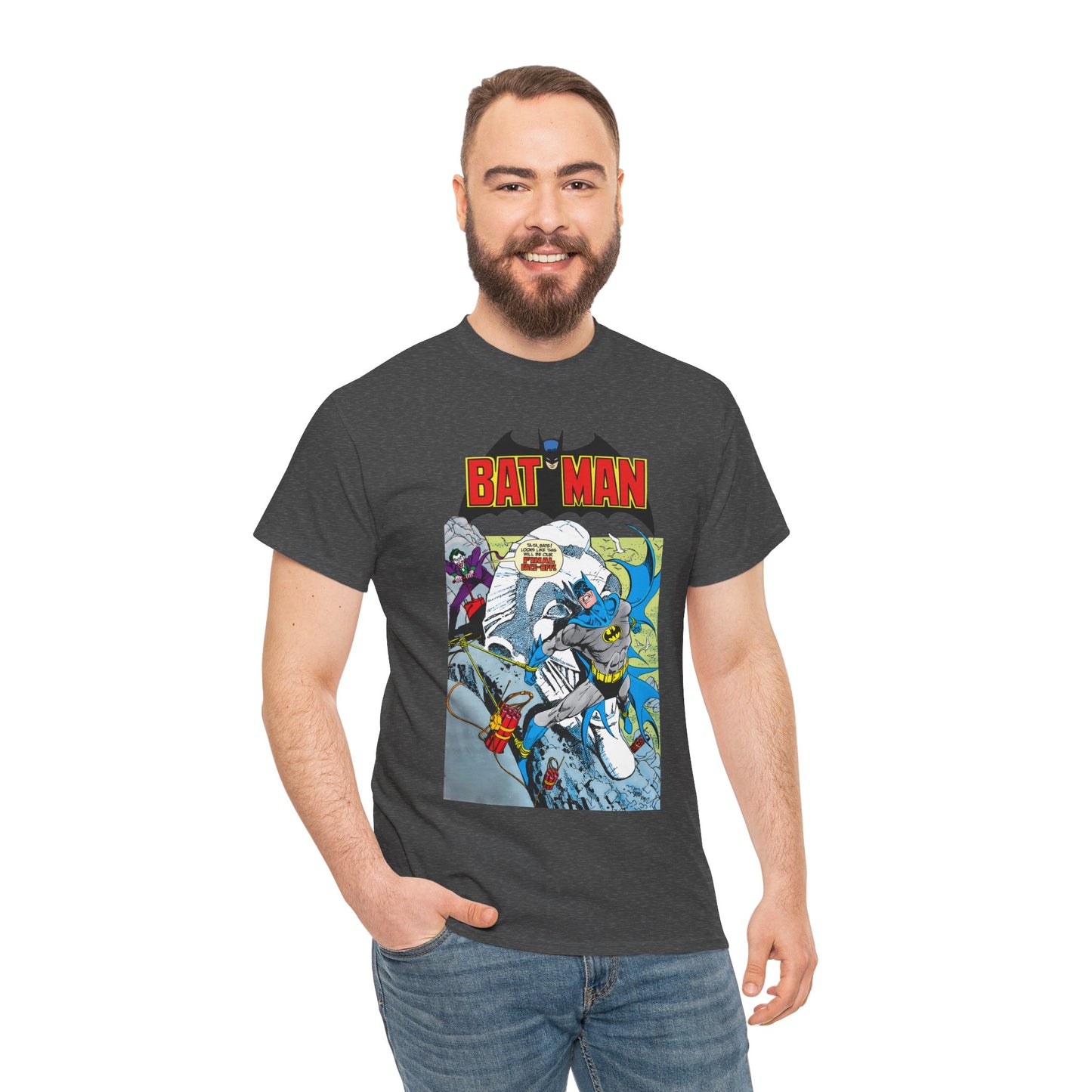 Batman T-Shirt - José Luis García-López Art - Joker - #353 Cover Art - Batman Strapped to Mount Rushmore - Amazing Bronze Age Art