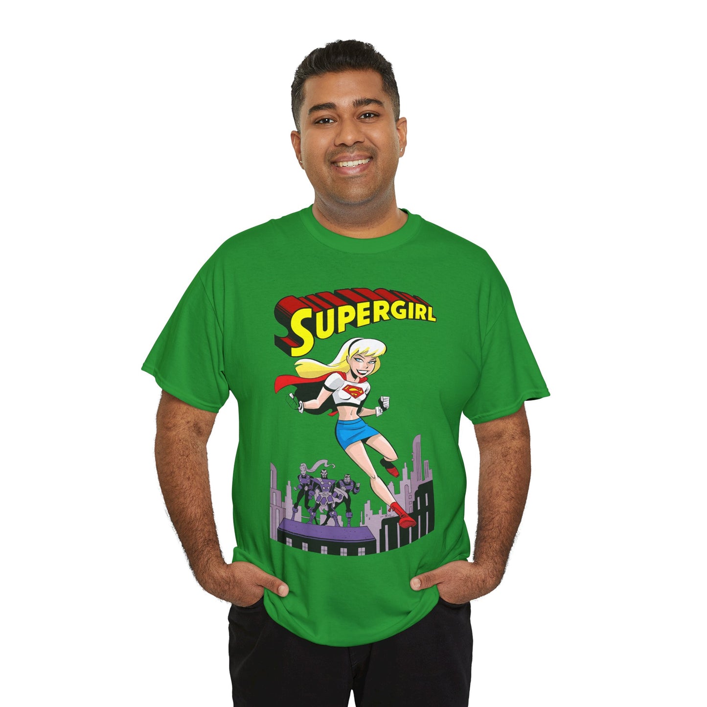 Supergirl T-Shirt - Bruce Timm Art - DC Comics Animated Series 1990s - Kara, Superman's Cousin