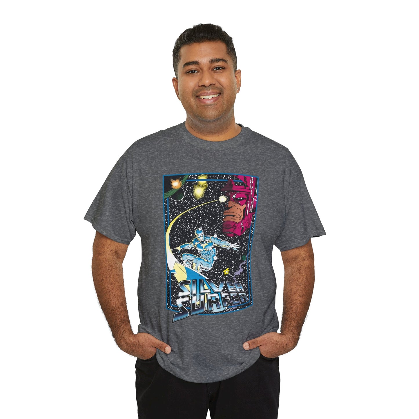 Silver Surfer T-Shirt - Ron Lim Art - Herald of Galactus - Norrin Radd - Popular Marvel Comics Character