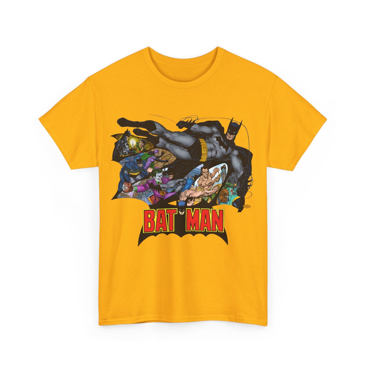 Batman T-Shirt - John Byrne Art - Joker, Catwoman, Ra's al Ghul, Talia - DC Comics - The Batcave