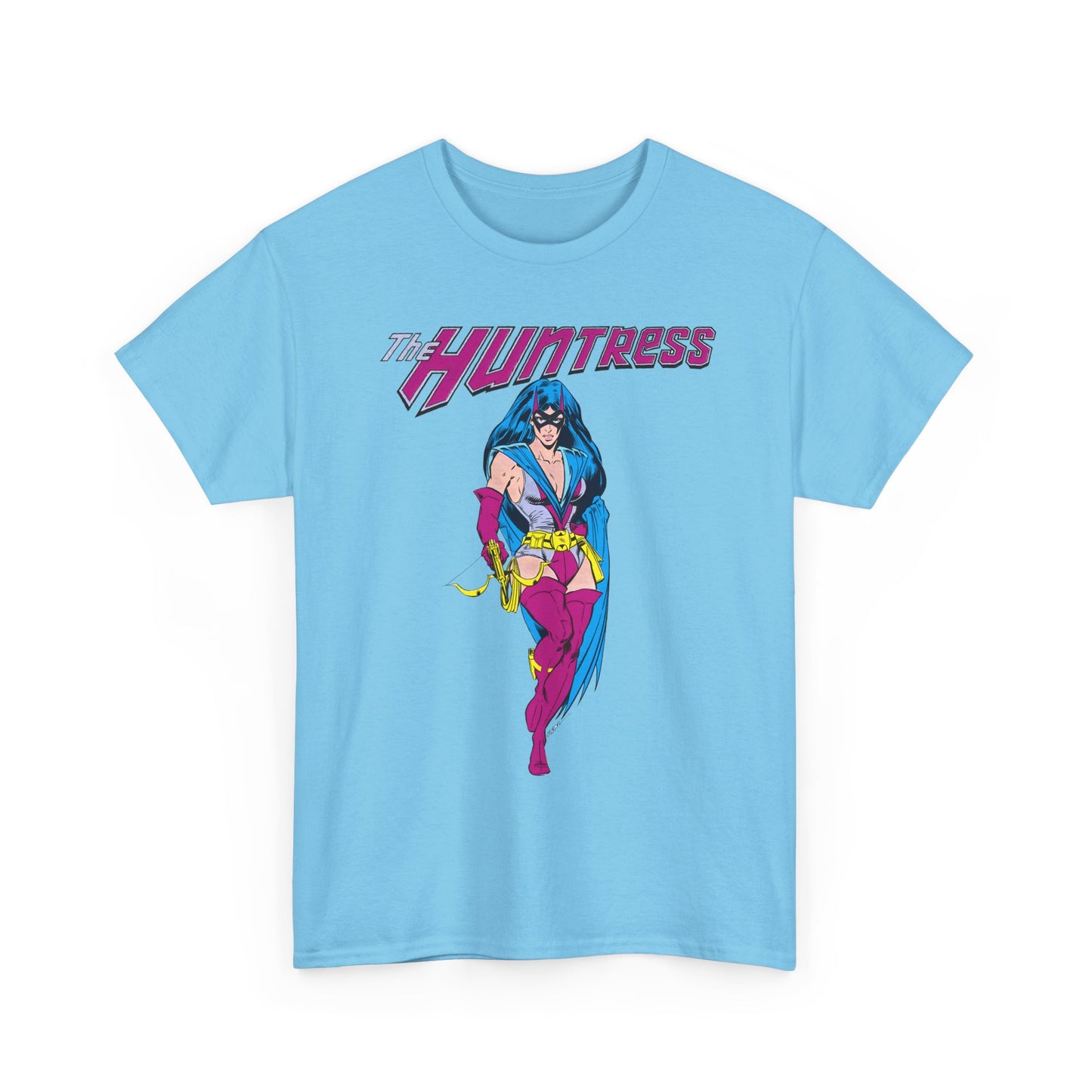 Huntress T-Shirt - Joe Staton Art - Helena Wayne, Daughter of Earth 2 Batman & Catwoman - Pre-Crisis JSA Member - DC Comics