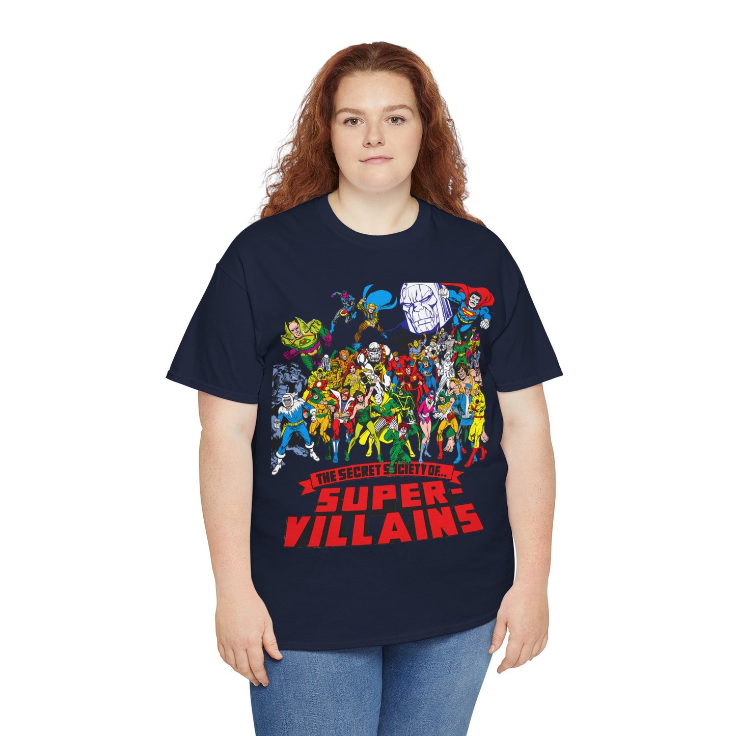 Secret Society of Super-Villains T-Shirt - DC Comics - SSOSV - Luthor, Grodd, Darkseid, Sinestro, Poison Ivy, Mirror Master