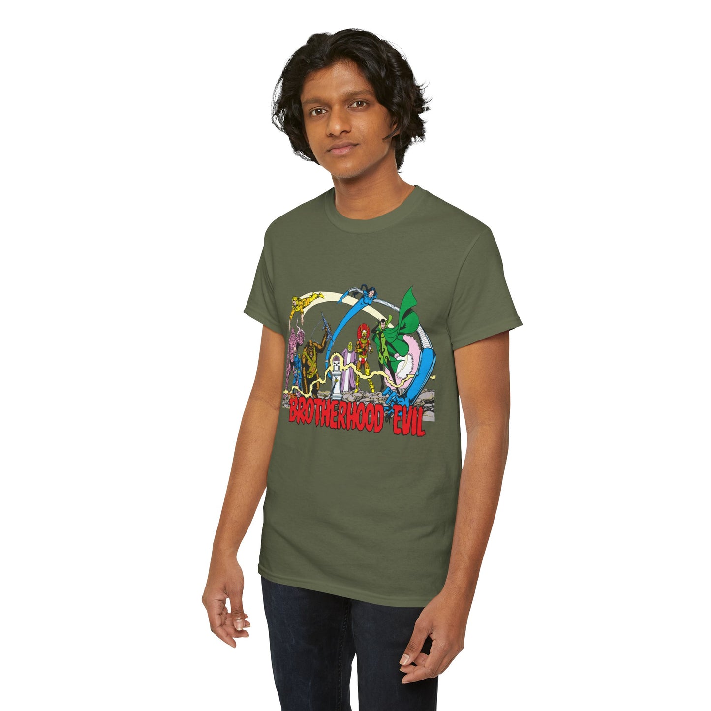 Brotherhood of Evil T-Shirt - George Perez Art - New Teen Titans, Doom Patrol - DC Comics - Madame Rouge, Phobia